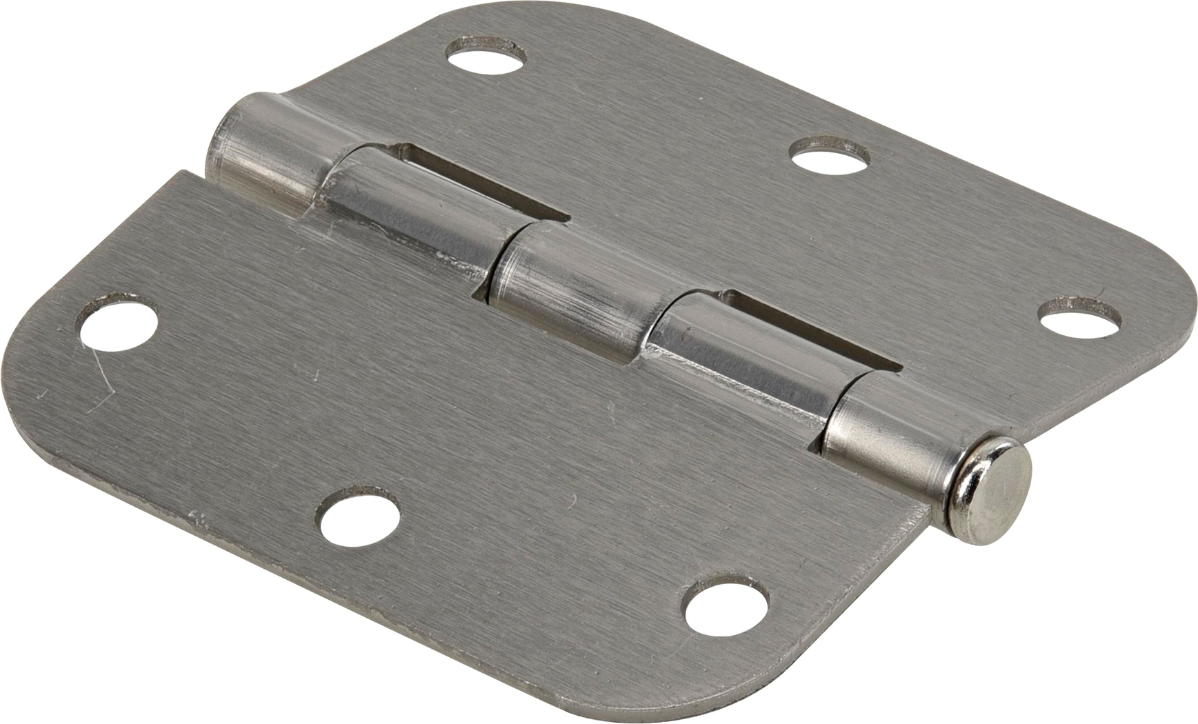 RELIABILT 3-1/2-in H x 5/8-in Radius Satin Nickel Mortise