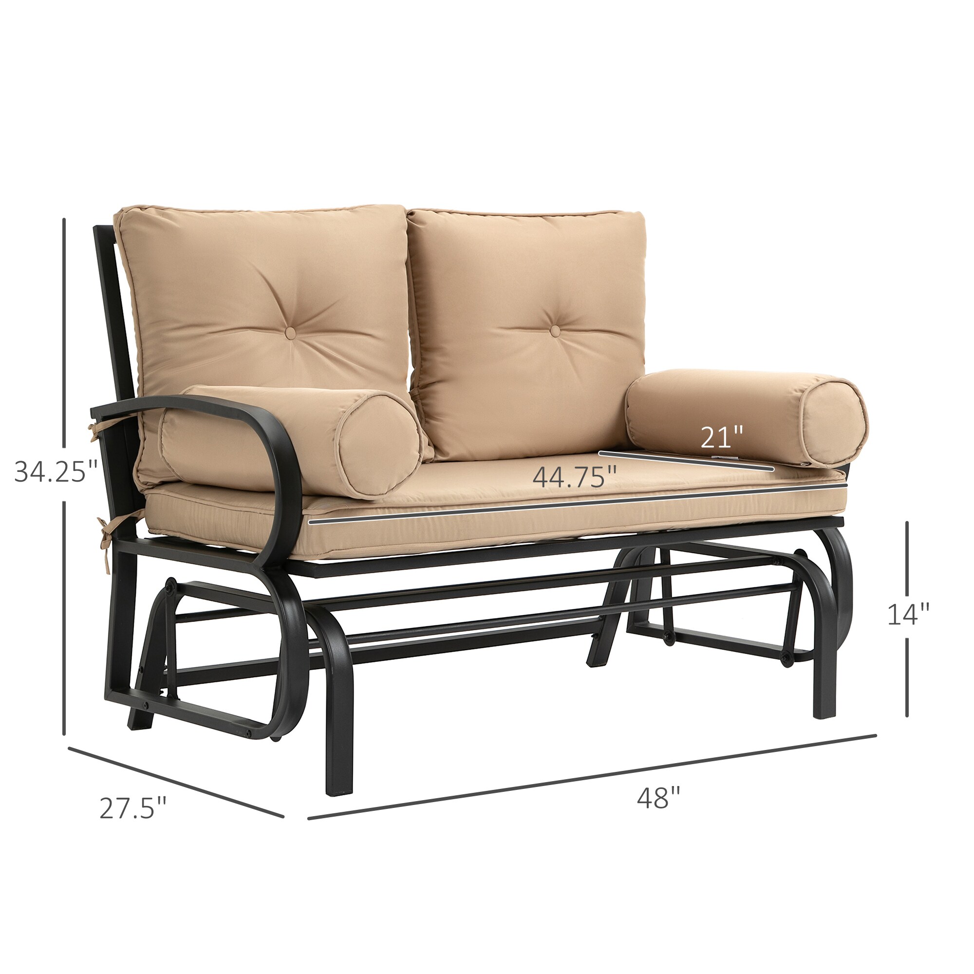 Outsunny 84B-840V01 Patio-Chairs - View #3
