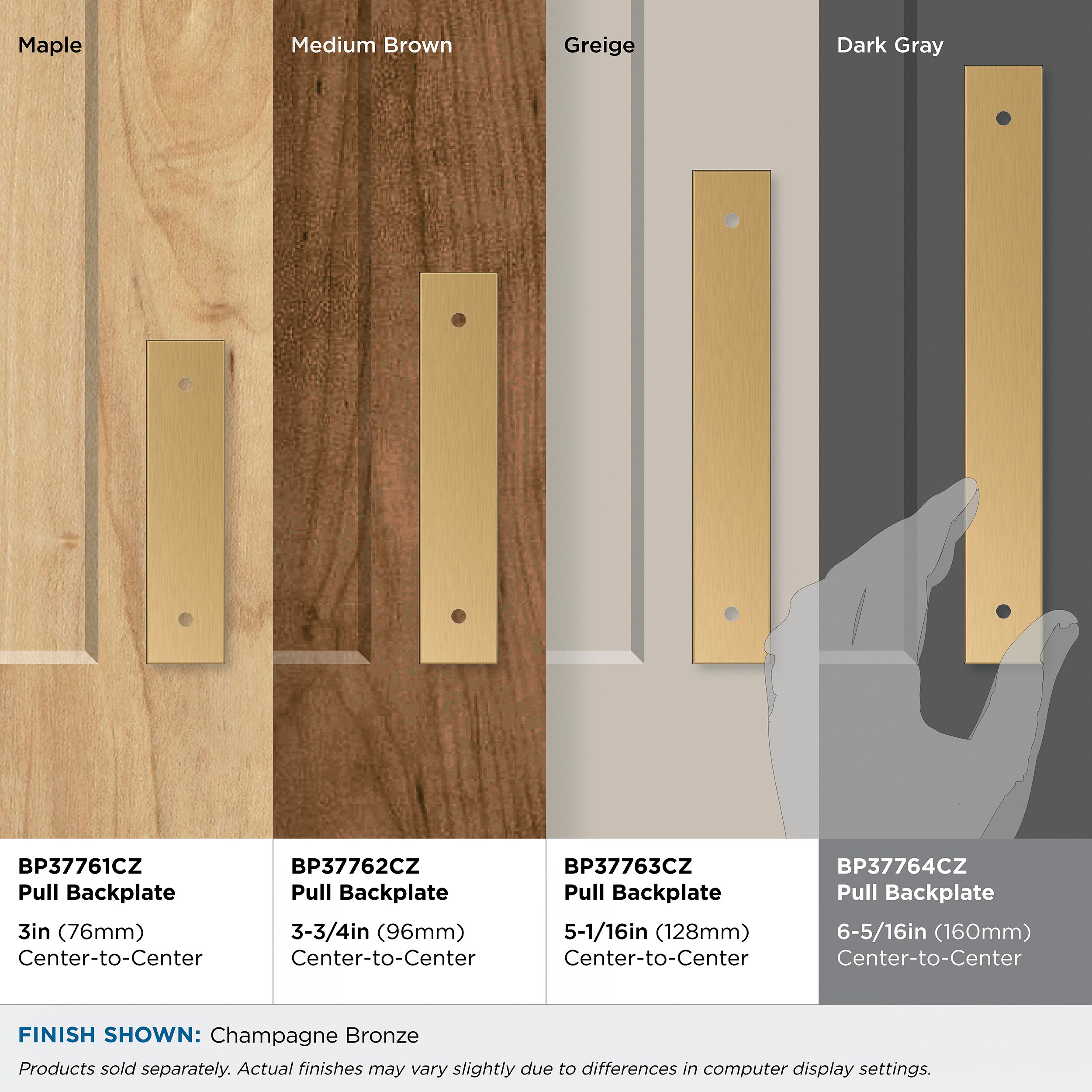 Amerock BP37764CZ Drawer-Hardware - View #7