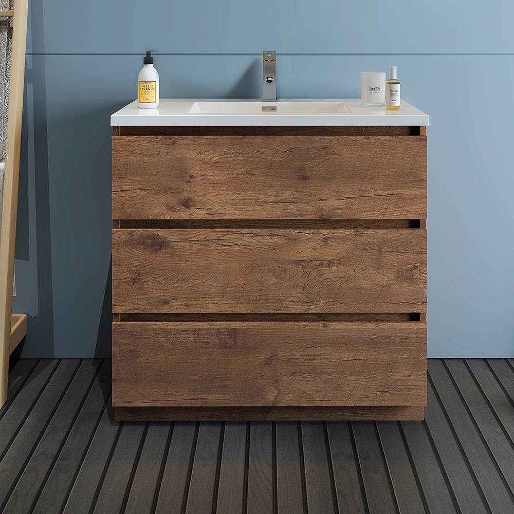 Fresca FCB9336RW-I Bath-Vanity-Combo - View #4