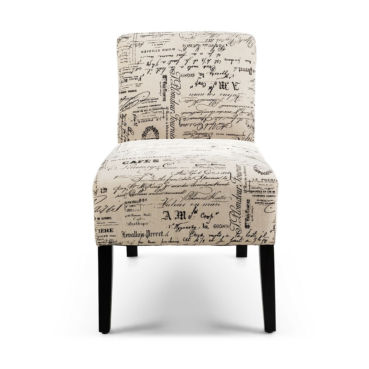 CASAINC WF-HW65924-LA Modern Grey Velvet Accent Chair