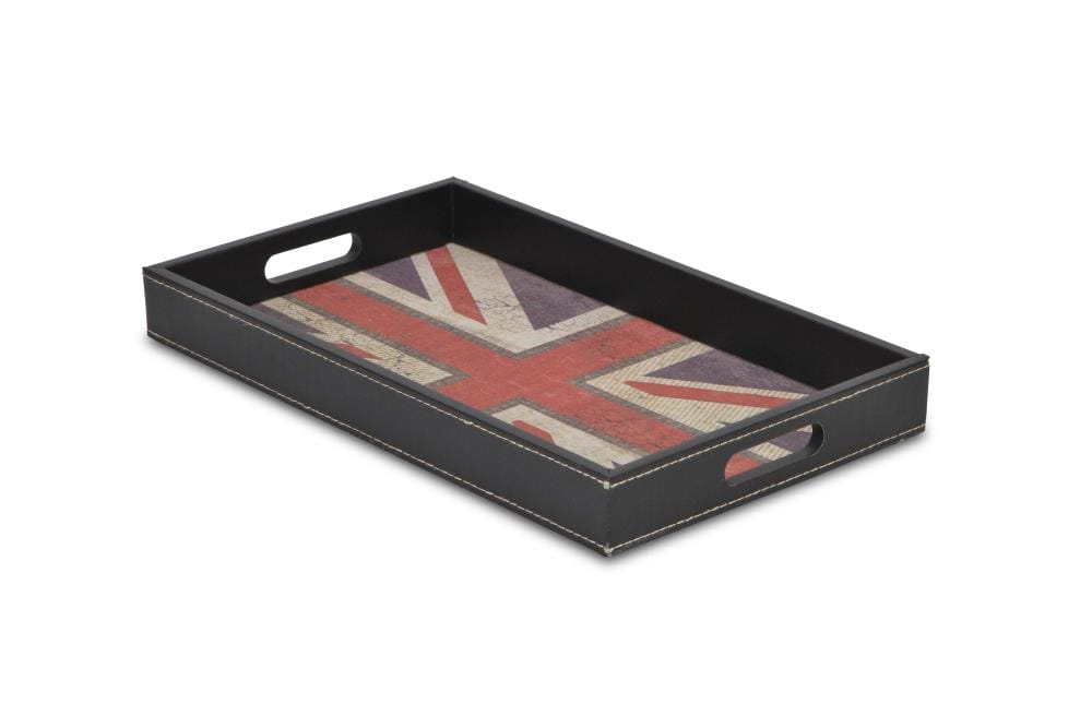 Cheung's FP-3264B 9.5-in x 15.75-in Black Rectangle Serving Tray
