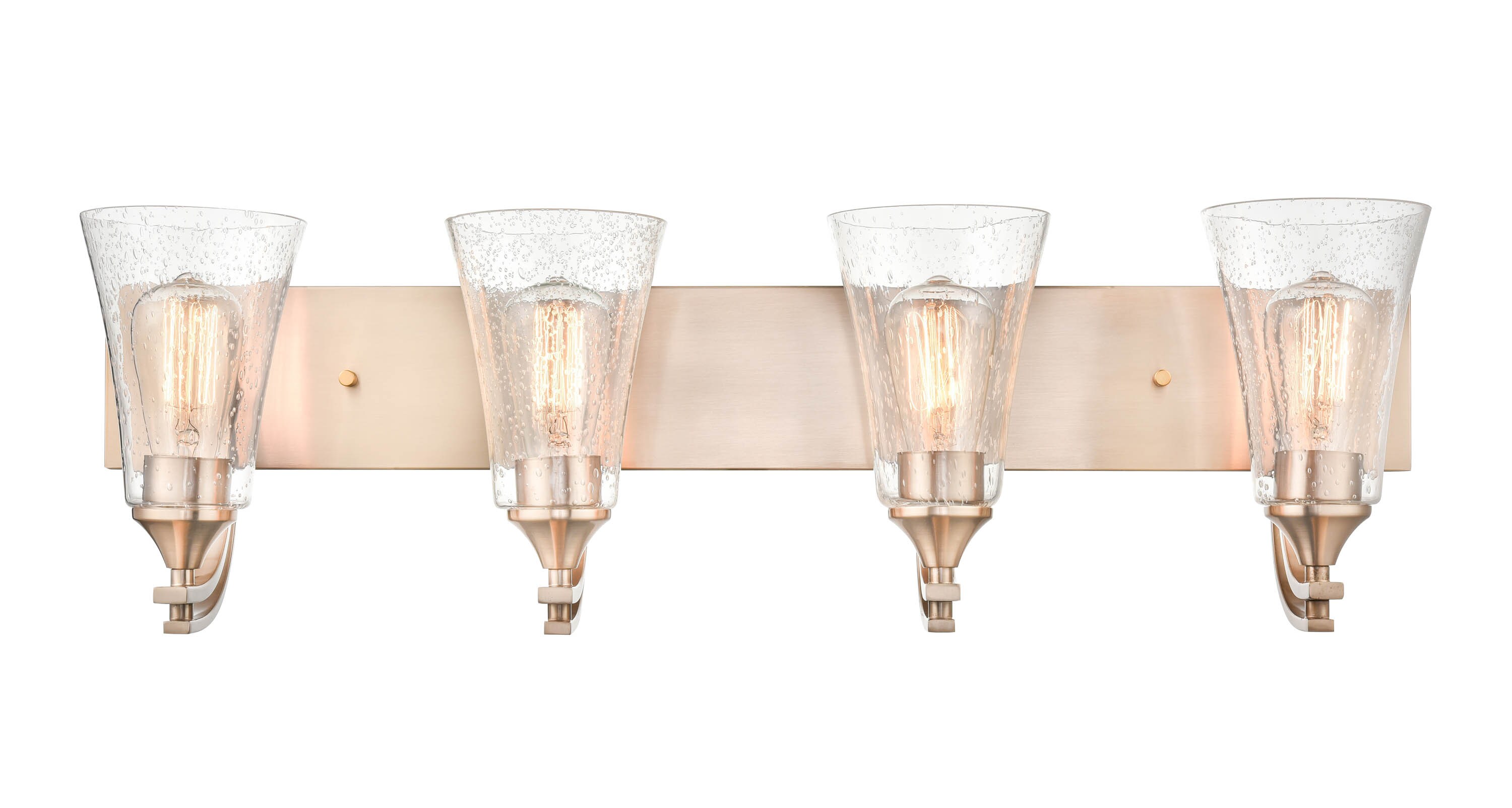 Millennium Lighting 1494-MG Natalie 32-in 4 -Light Gold Traditional Vanity light