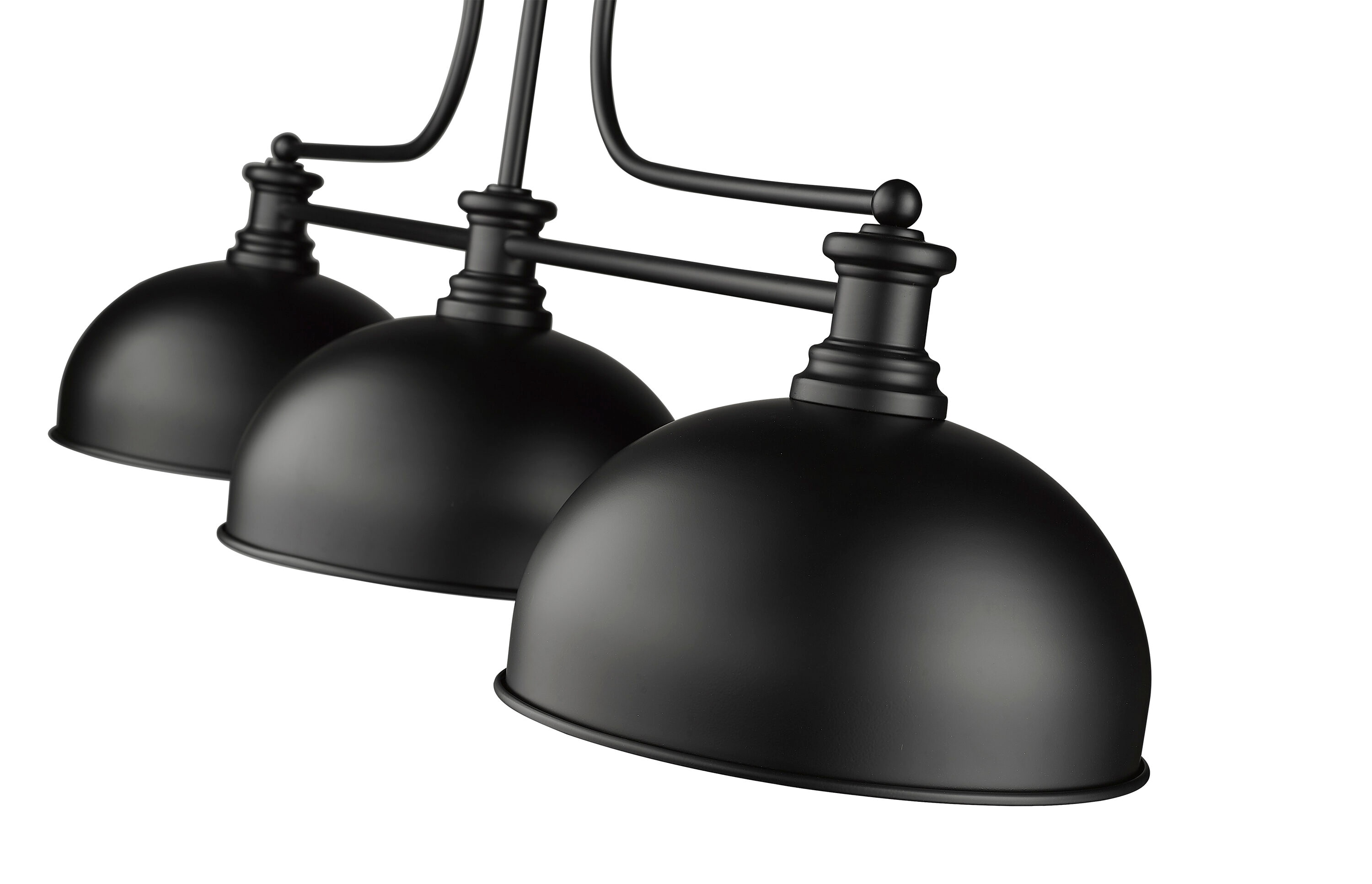Z-Lite 725-3MB-D13MB Pool-Table-Lighting - View #6