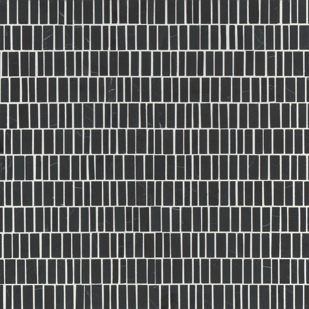 Bedrosians Monet White Carrara 12-in x 12-in Honed Natural Stone Marble Brick Marble Look Tile (5.1-sq. ft/ Carton)