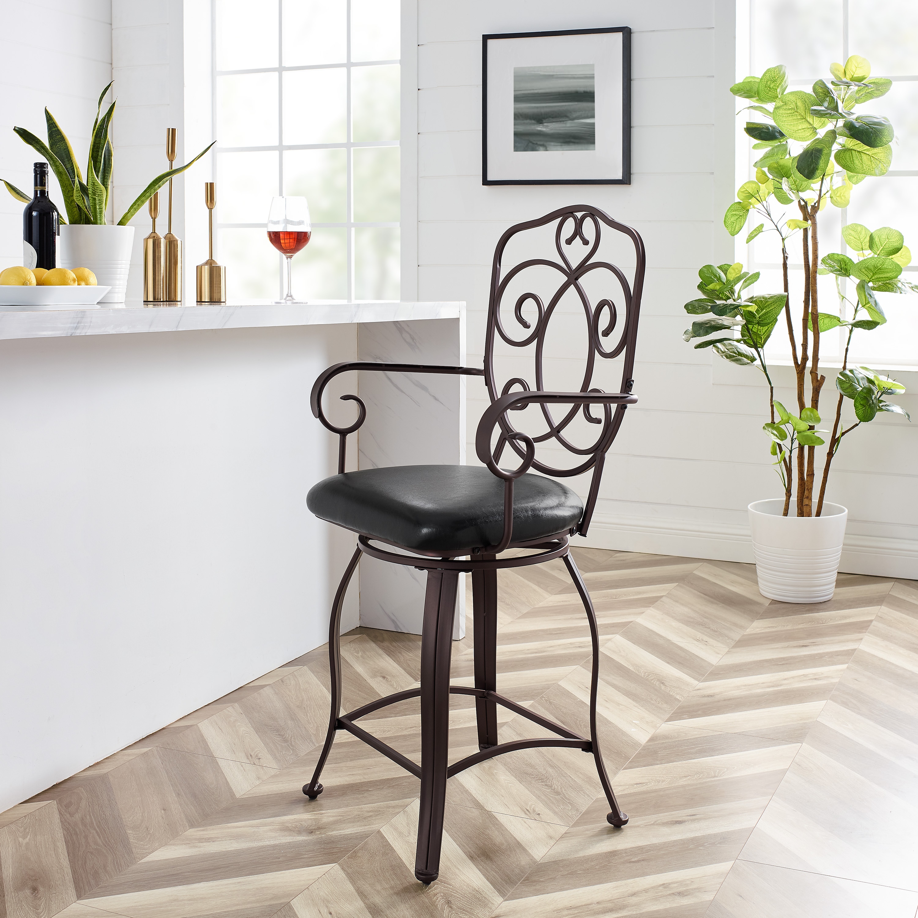 Linon 02786MTL-01-KD-U stools - View #2