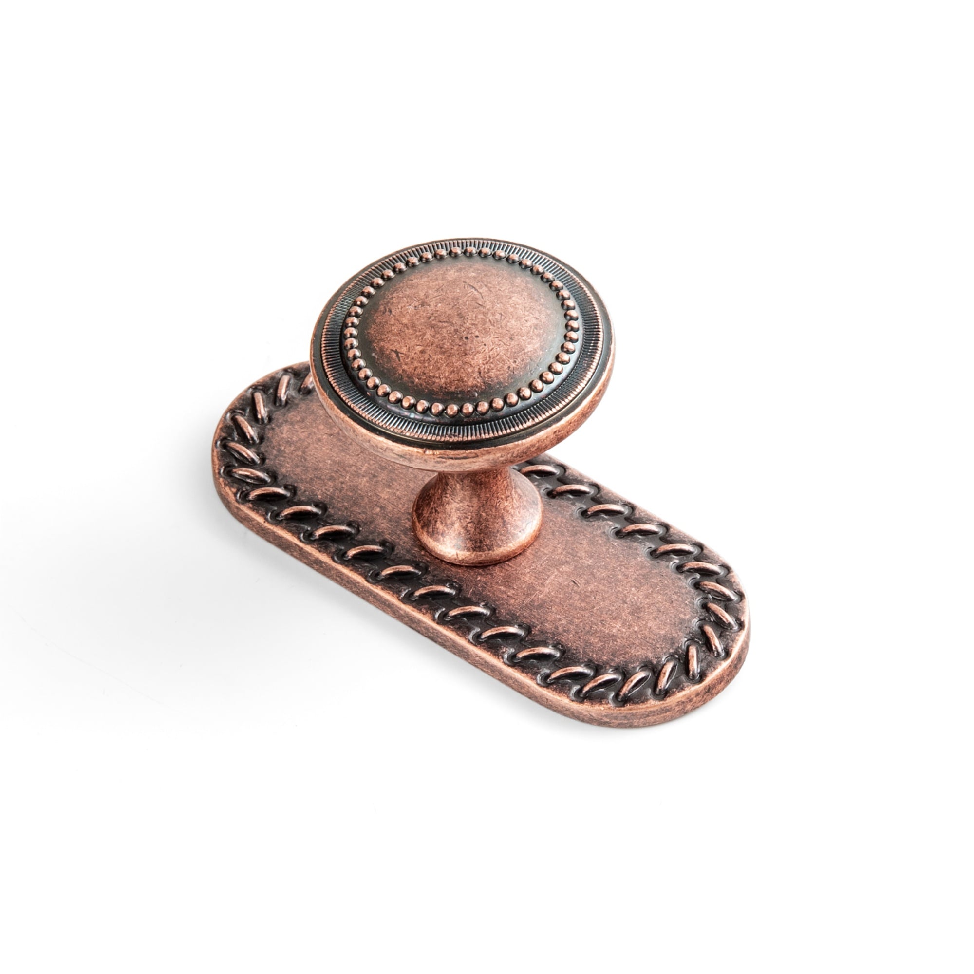 Miaokesen 1-1/5-in Antique Copper Novelty Classic Cabinet Knob 6 -Pack