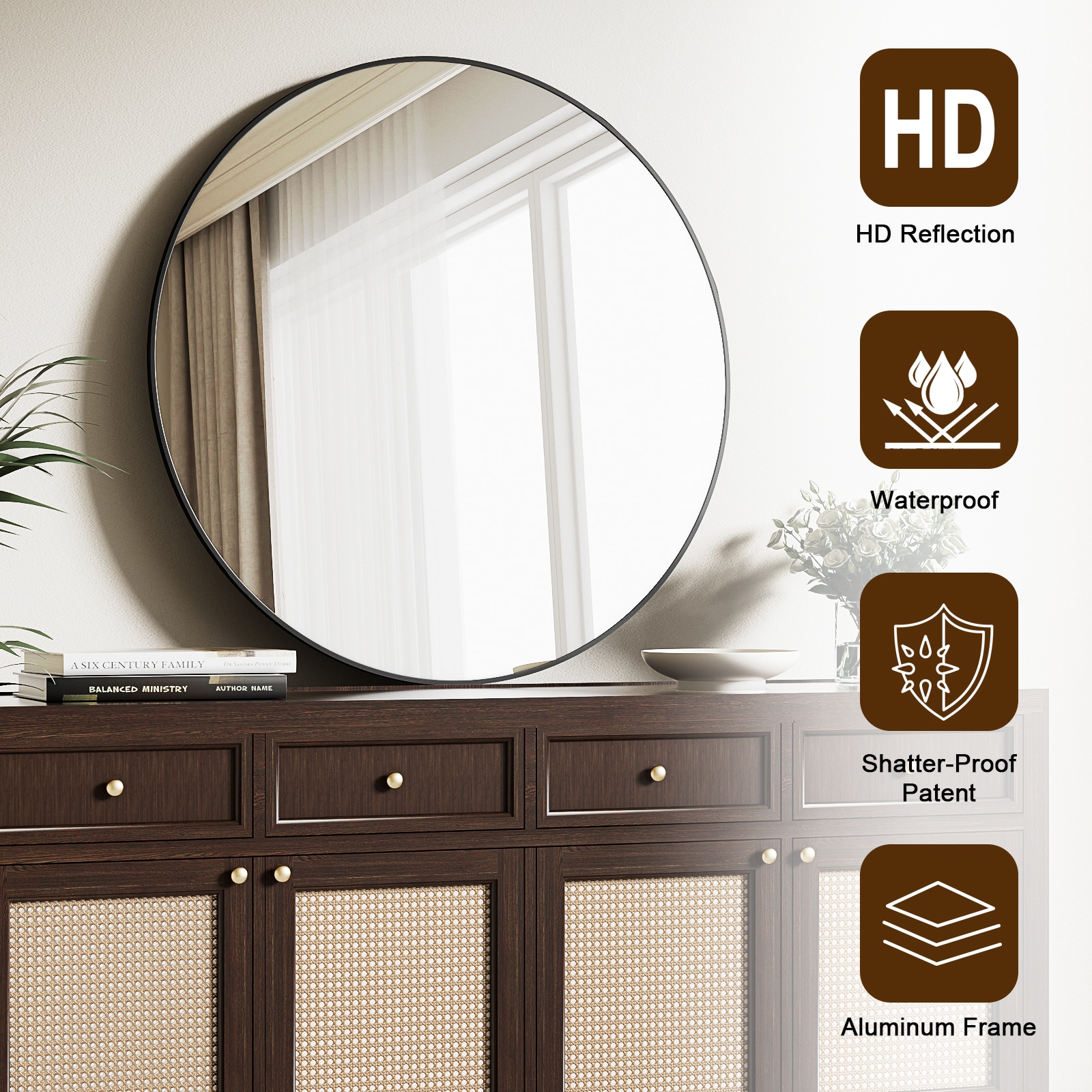 BEAUTYPEAK TJRM20B Decor-Mirrors - View #5