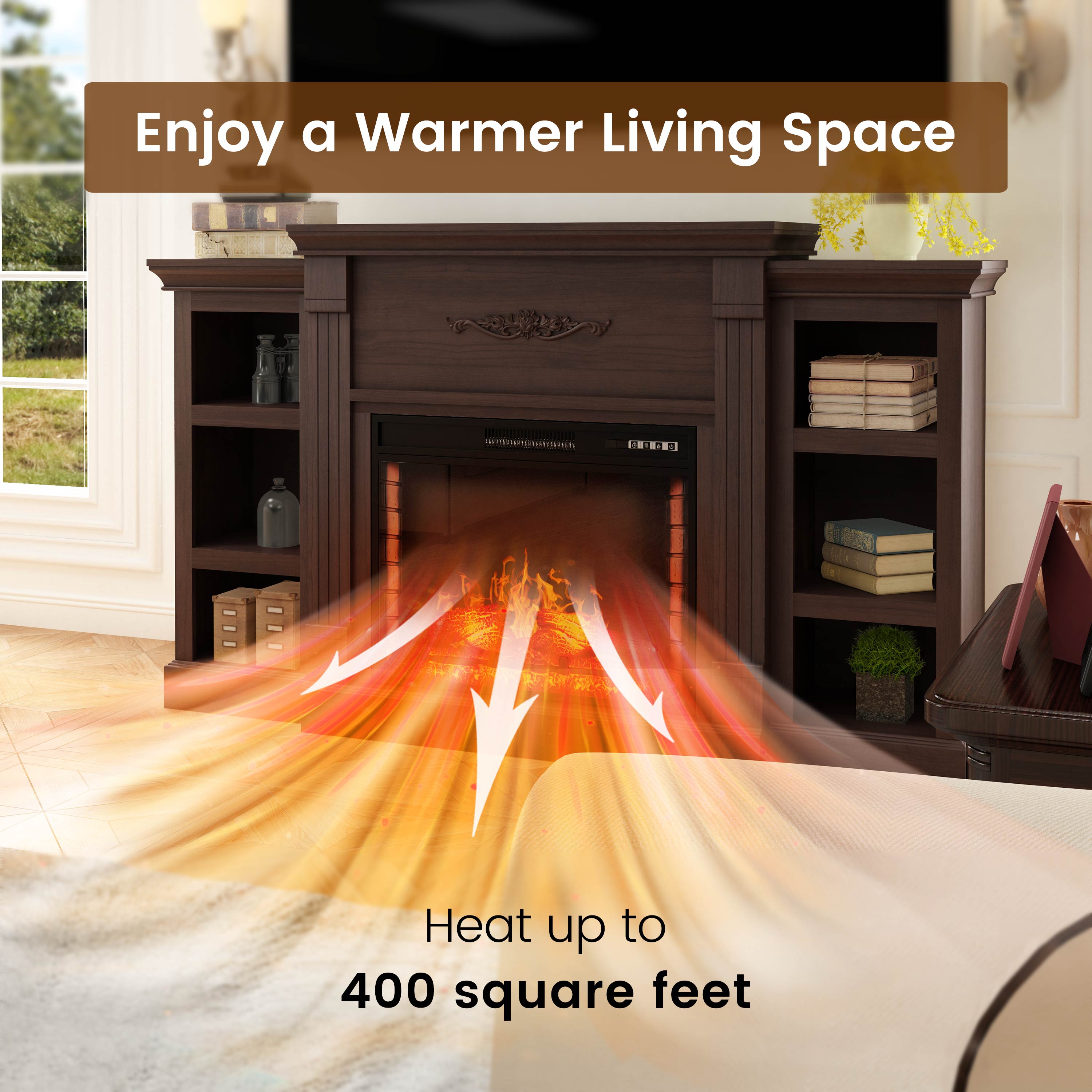 Mondawe MO-WE89438 Electric-Fireplaces - View #5