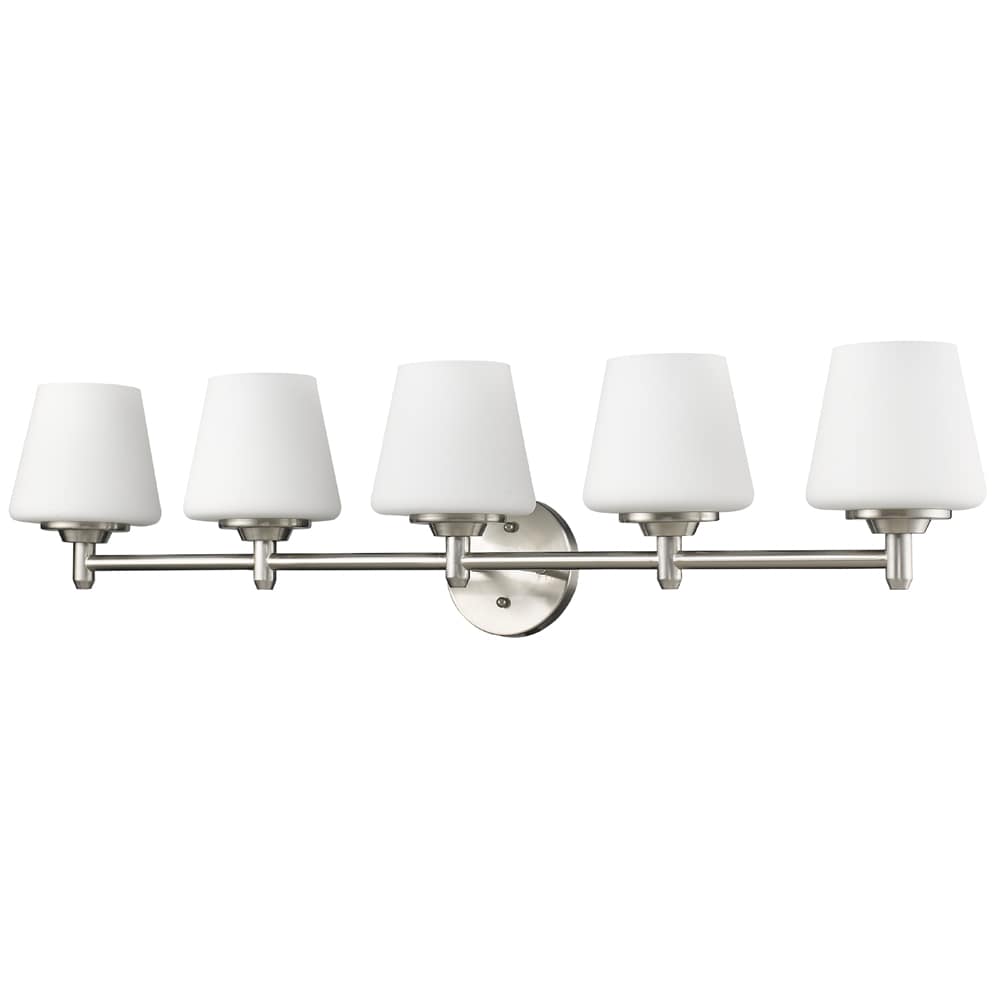 Acclaim Lighting IN41311SN Paige 38.5-in 5 -Light Satin Nickel Transitional Vanity light