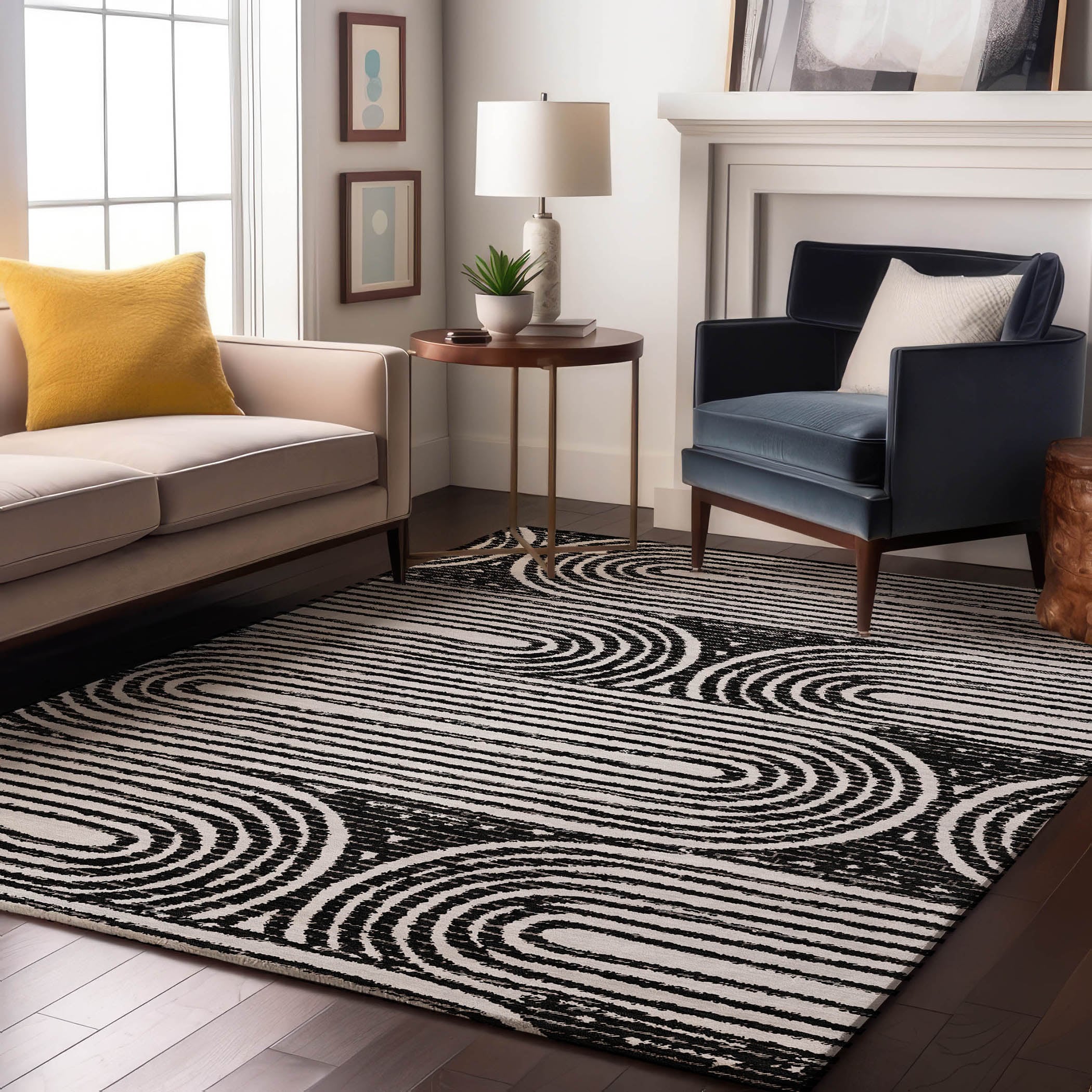 Addison Rugs AMF564PI30X46 Mayfield AMF564PI 2 x 3 (ft) Loomed Polyester Pink Rectangular Indoor Geometric Machine washable Area rug