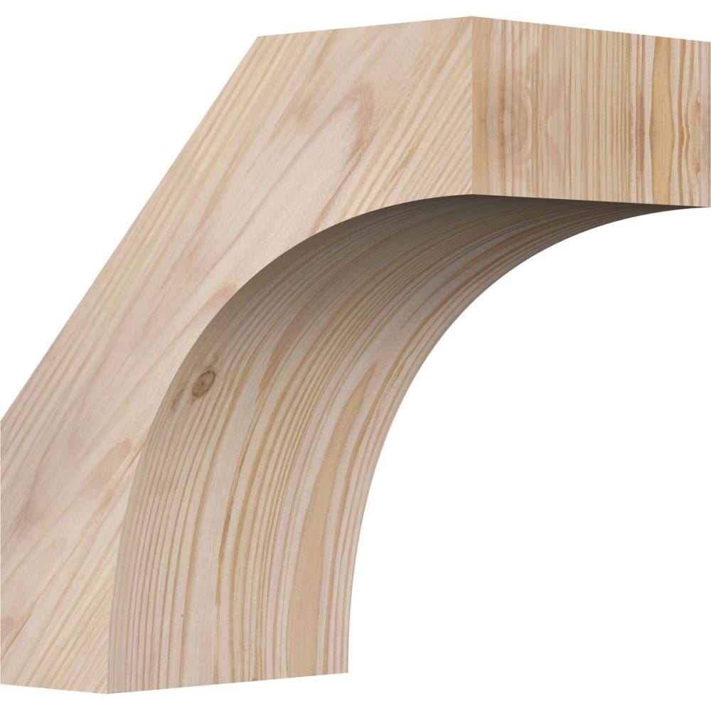 Ekena Millwork BRC06X10X10WTL00SDF 5-1/2-in x 10-in x 10-in Douglas Fir Unfinished Wood Westlake smooth