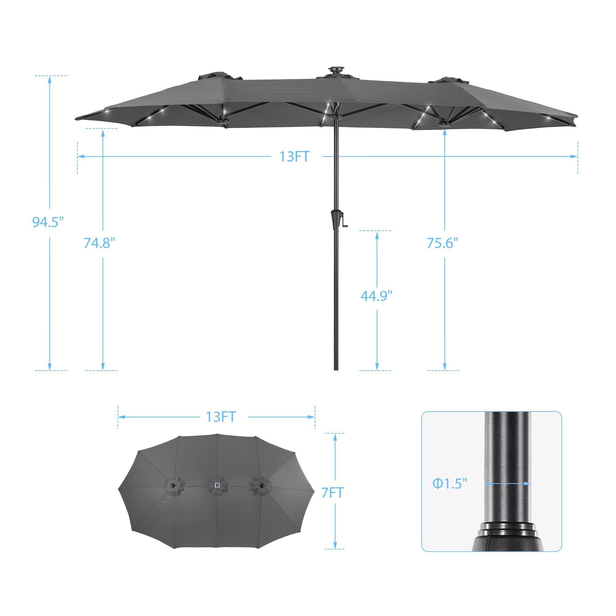 ACEGOSES LW-L3-67-LY Umbrellas-2 - View #2