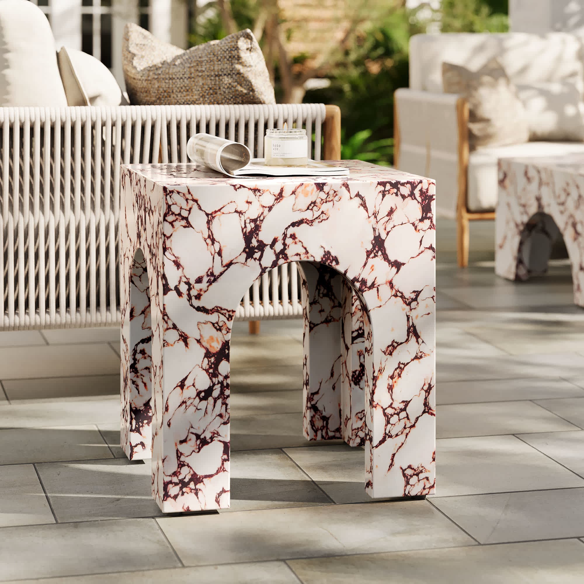 Modway EEI-7098-RED Patio-Tables - View #11