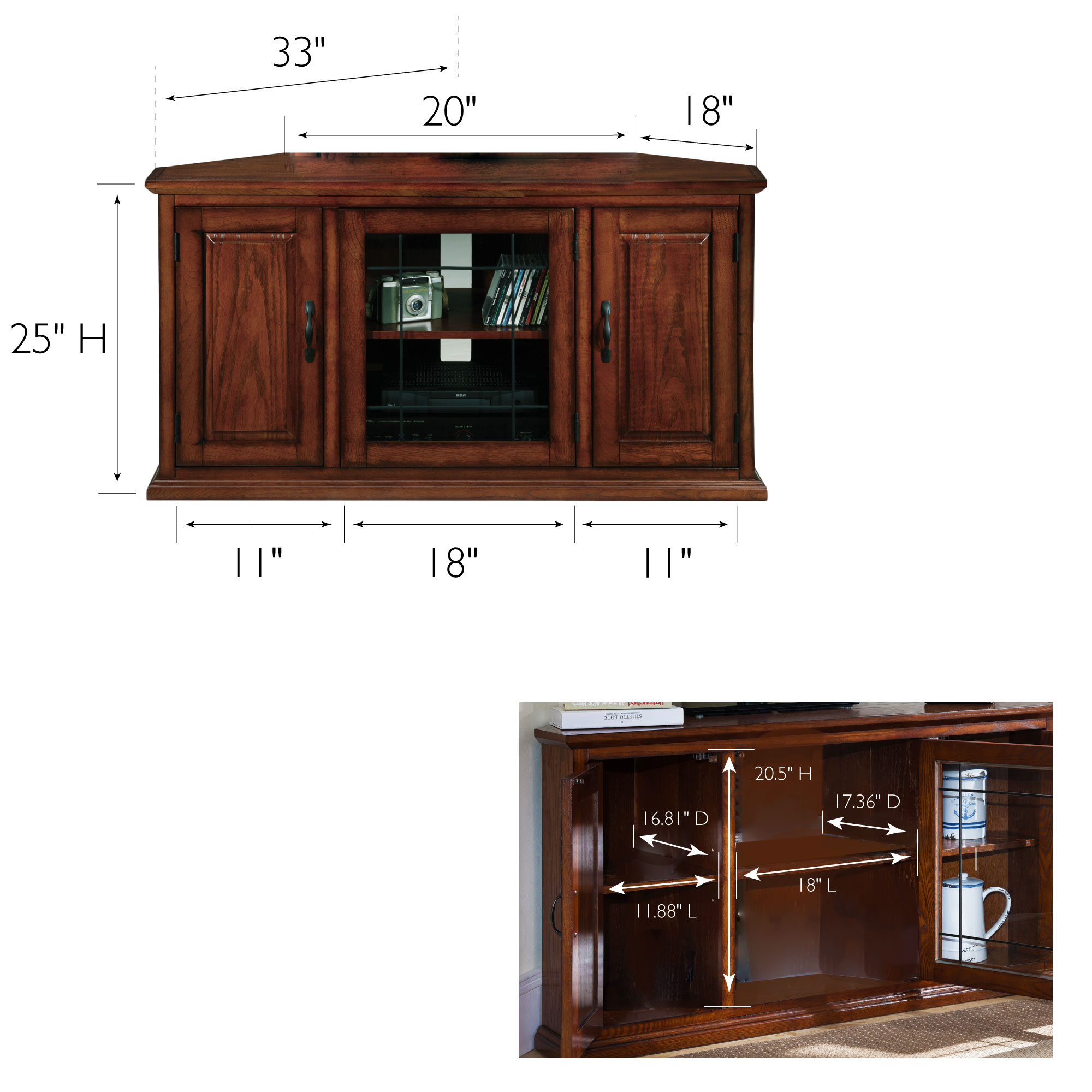 Leick Home 80385 Tv-Stands - View #2