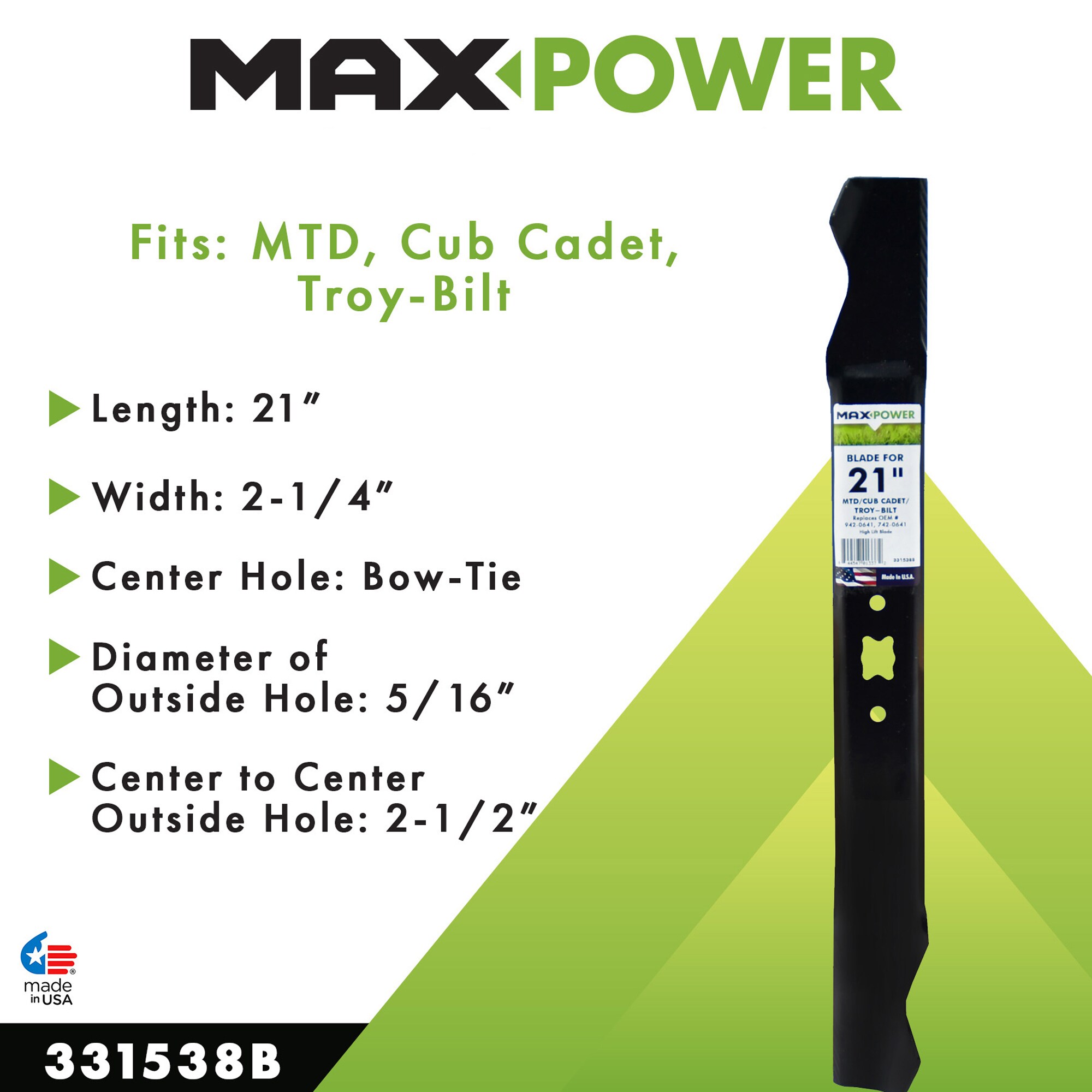 MaxPower 331538B Ope-Mower-Blades - View #5
