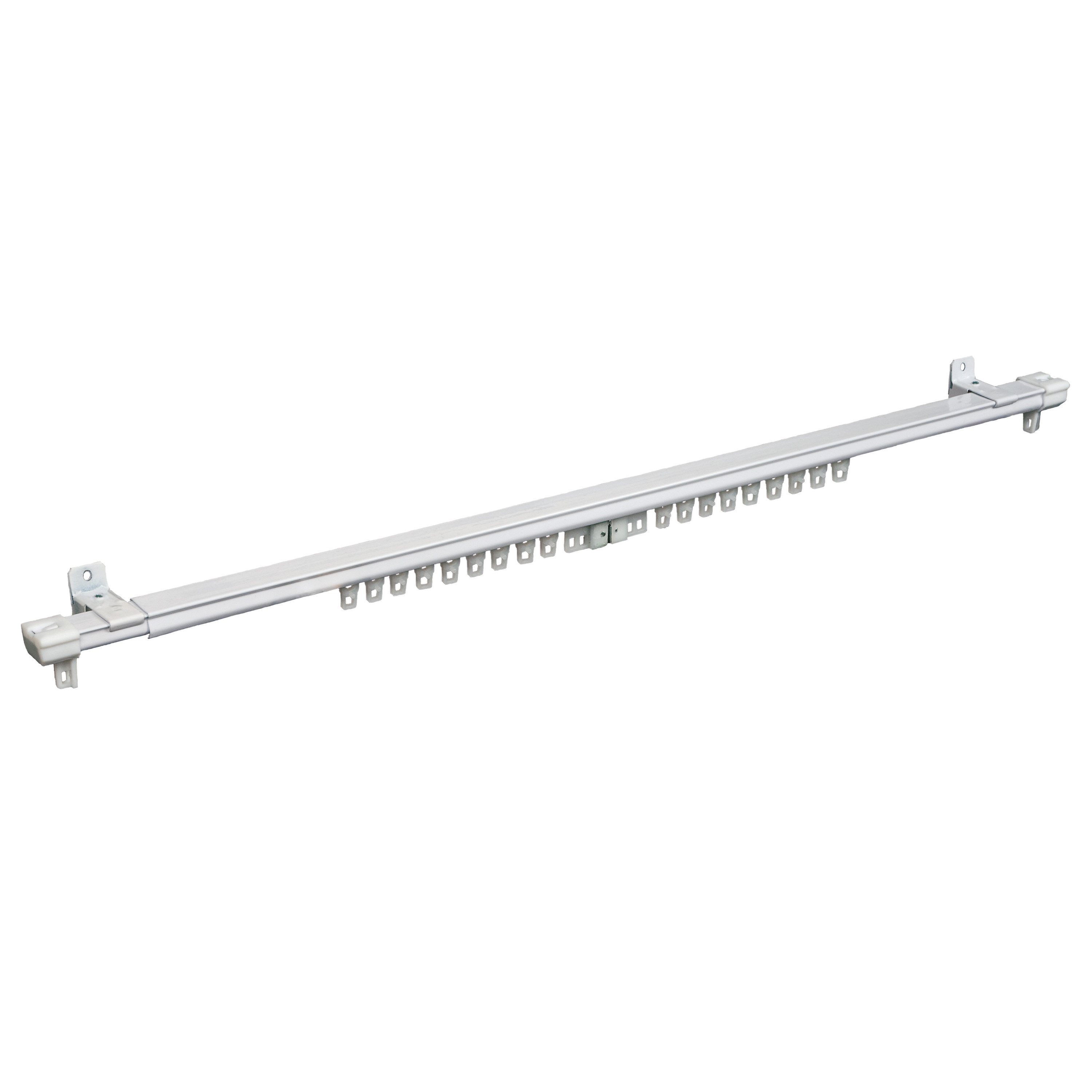 Exclusive Home Tension Rod 24-in to 40-in White Steel Tension