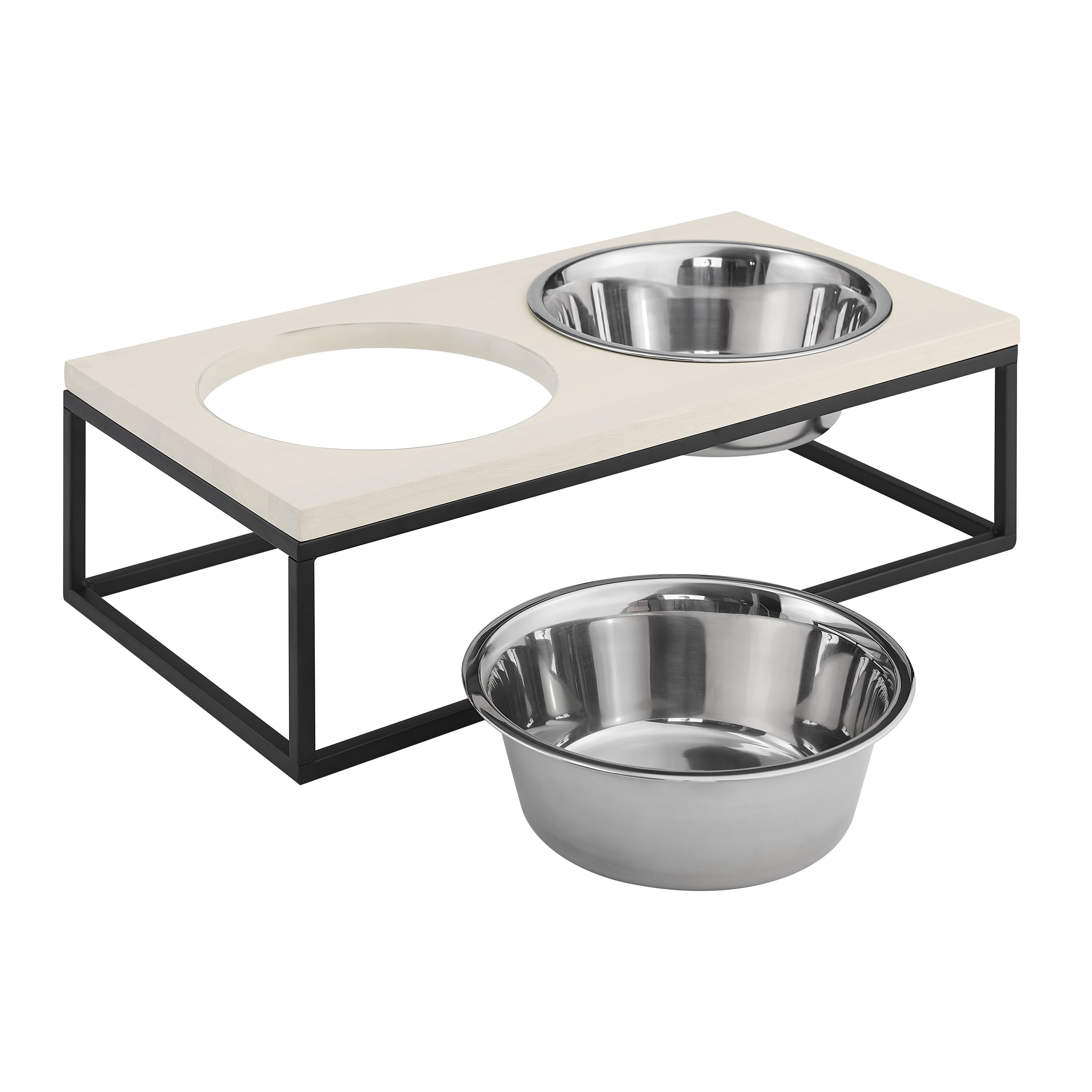 BirdRock Home 8-oz Tpu Dog/Cat Bowl(S) with Stand (2 Bowls) in the