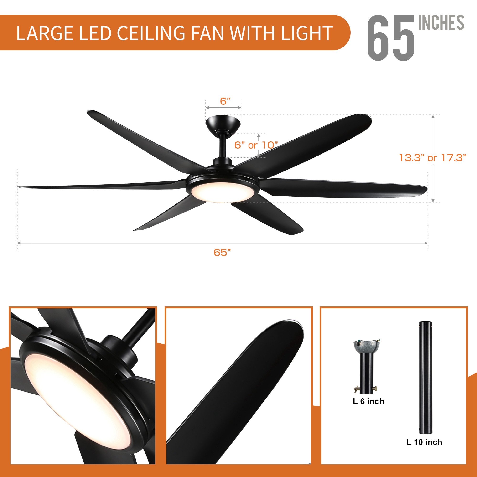 Parrot Uncle F8301110V Ceiling-Fans - View #4