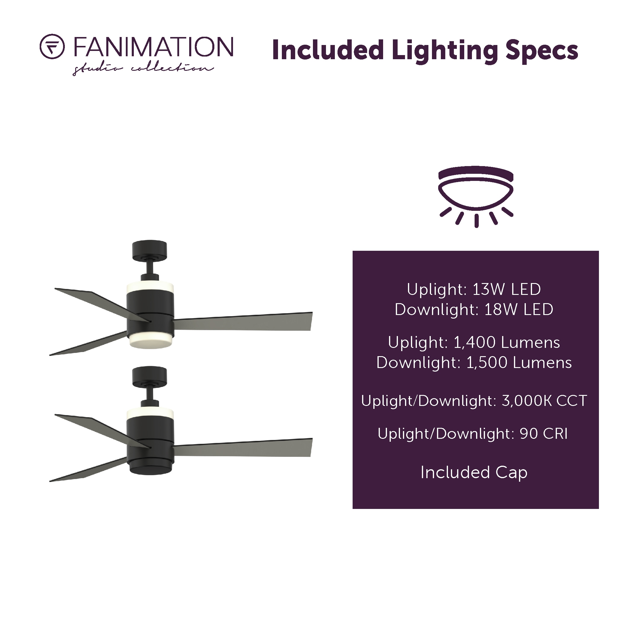 Fanimation Studio Collection LP8577LBL Ceiling-Fans - View #8