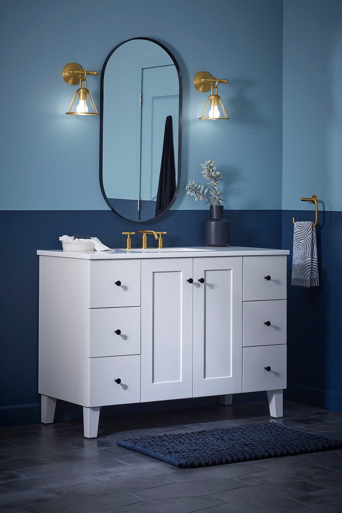 Brushed Brass 11-Inch Dimmable One-Light Sconce