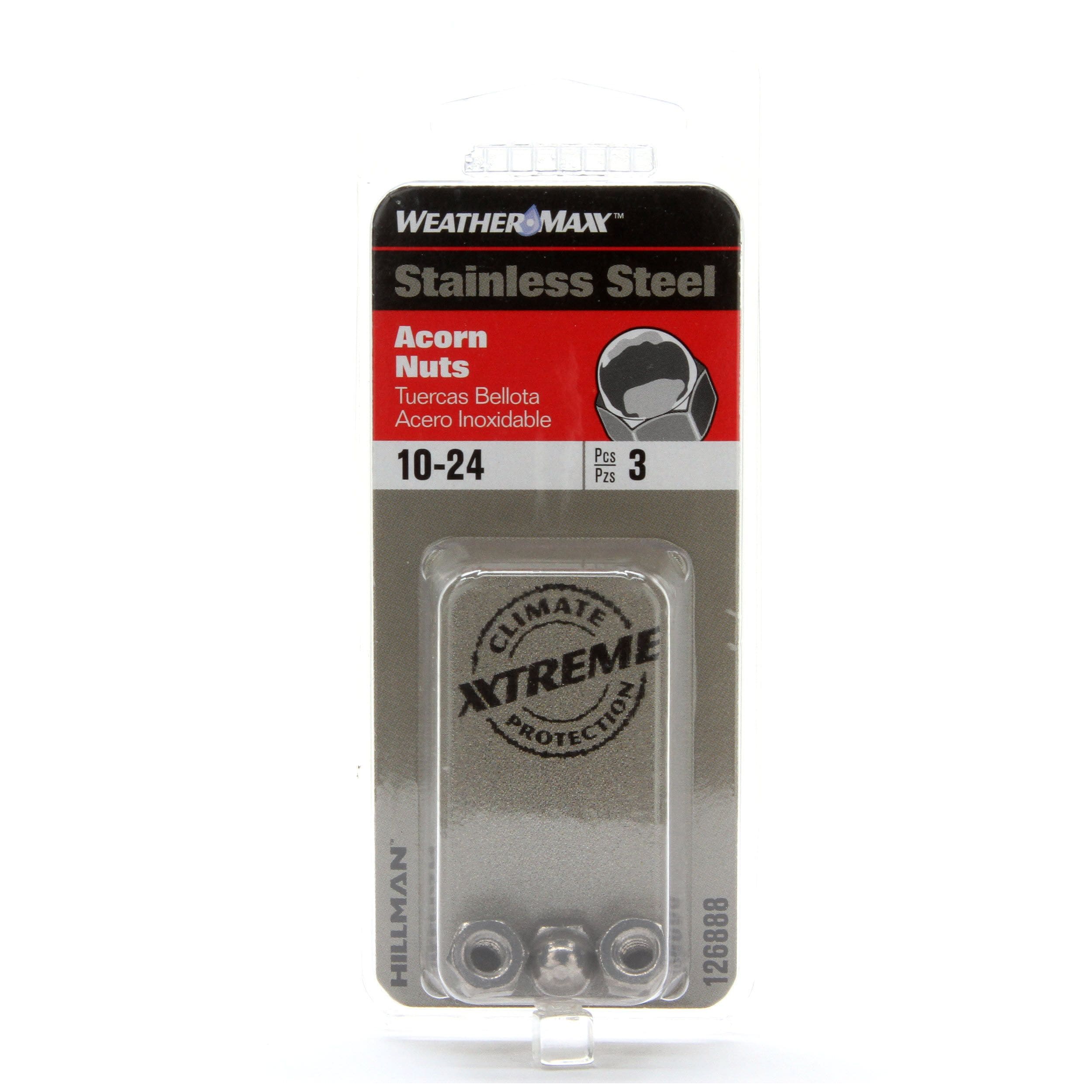Dome 10-24 Stainless Acorn 1000 Cap Hex Nut  #10 x 24 Nuts 10x24  10/24 