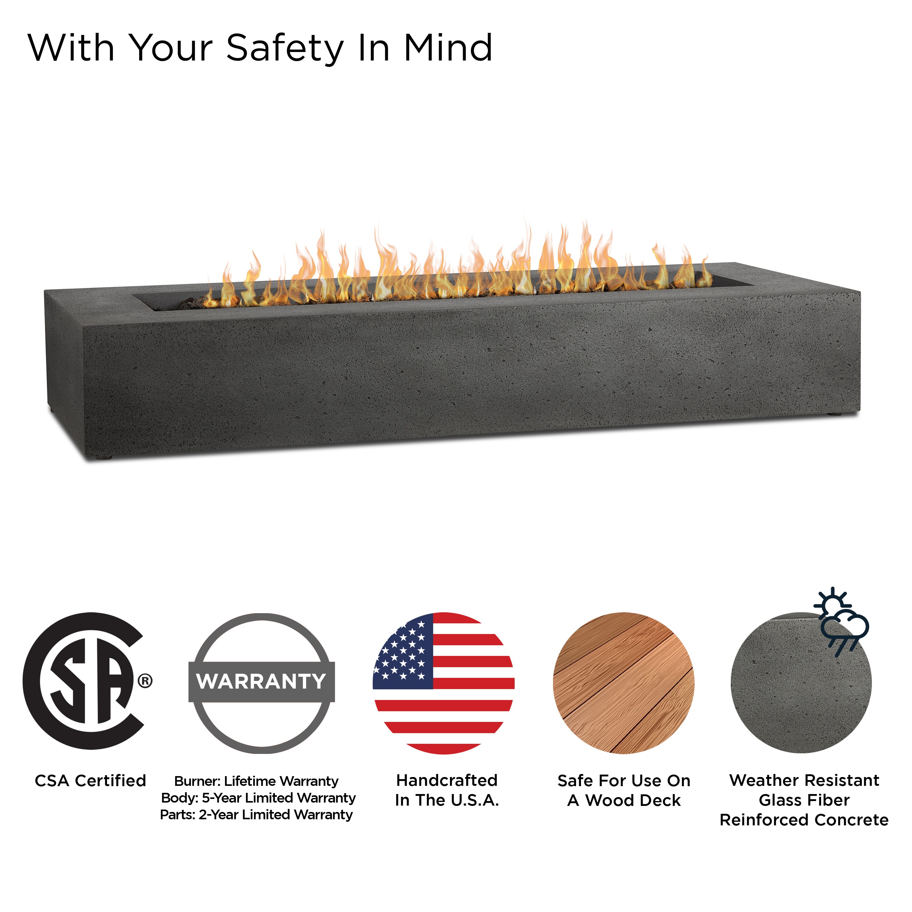 Jensen Co. 1591LP-CBN Outdoor-Gas-Firepits - View #9
