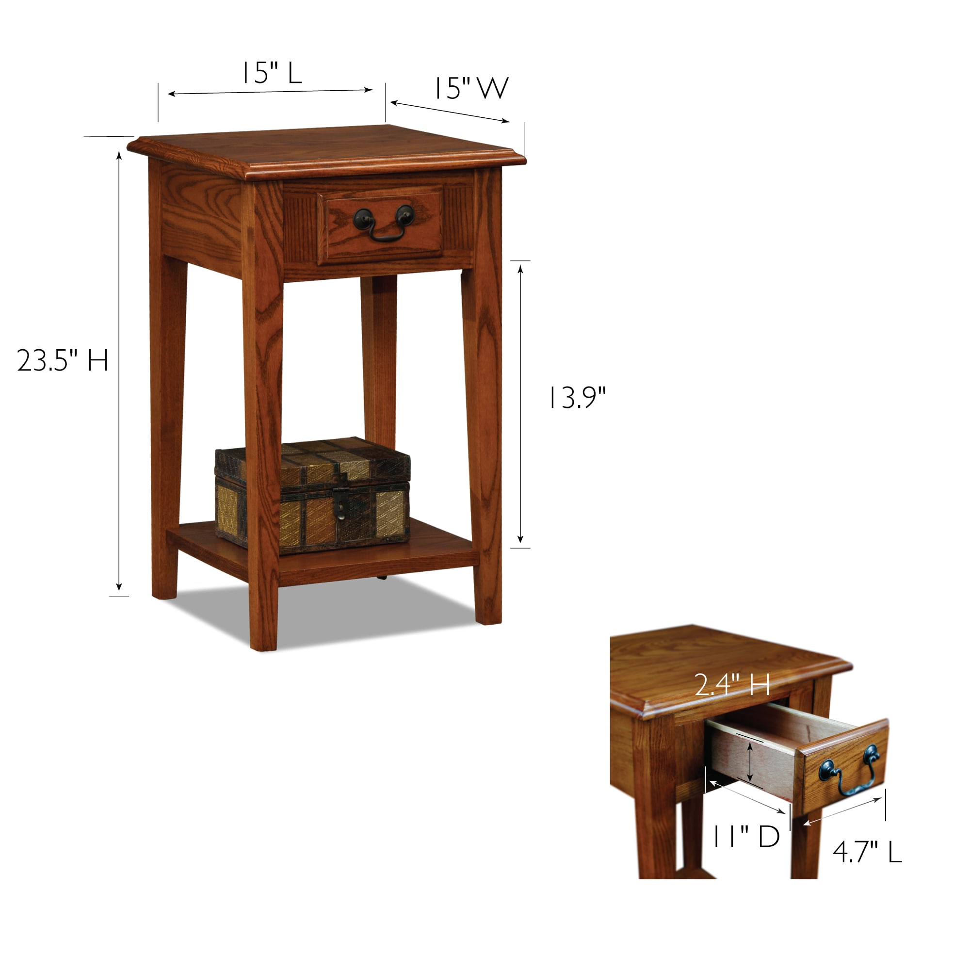 Leick Home 9041-MED End-Tables - View #3