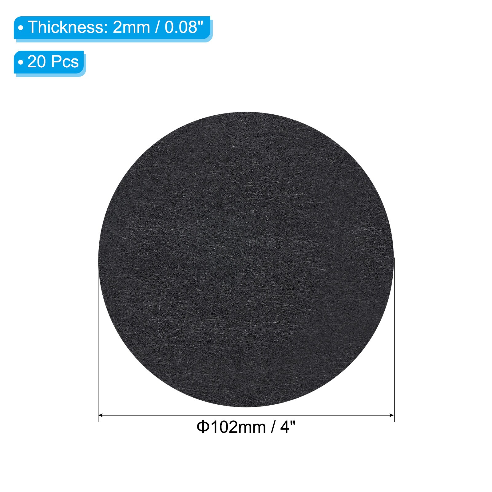 PATIKIL S25092300UX2687 Felt-Pads - Thumbnail View #2