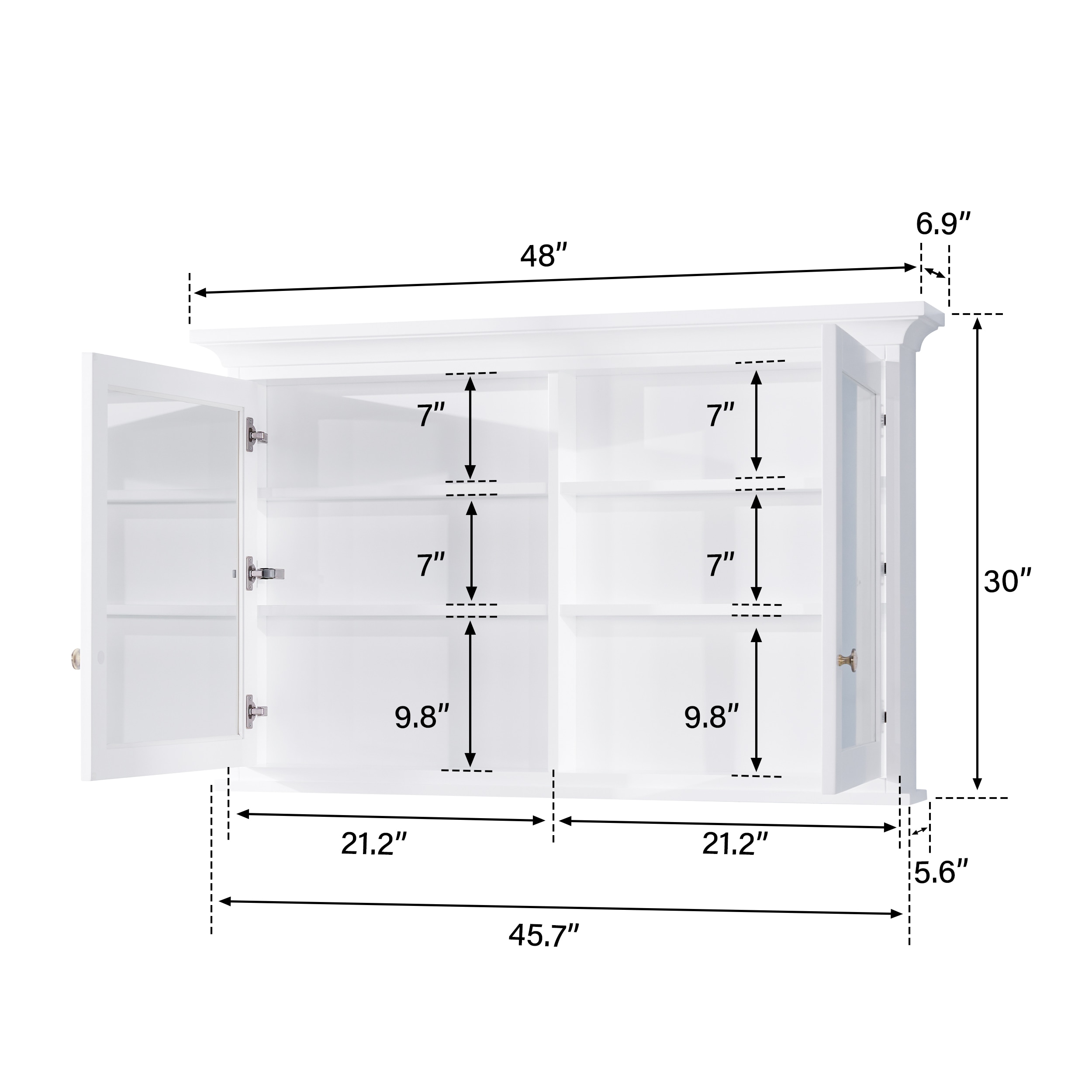 Forclover HE-JG9548 Bathroom-Medicine-Cabinets - View #7