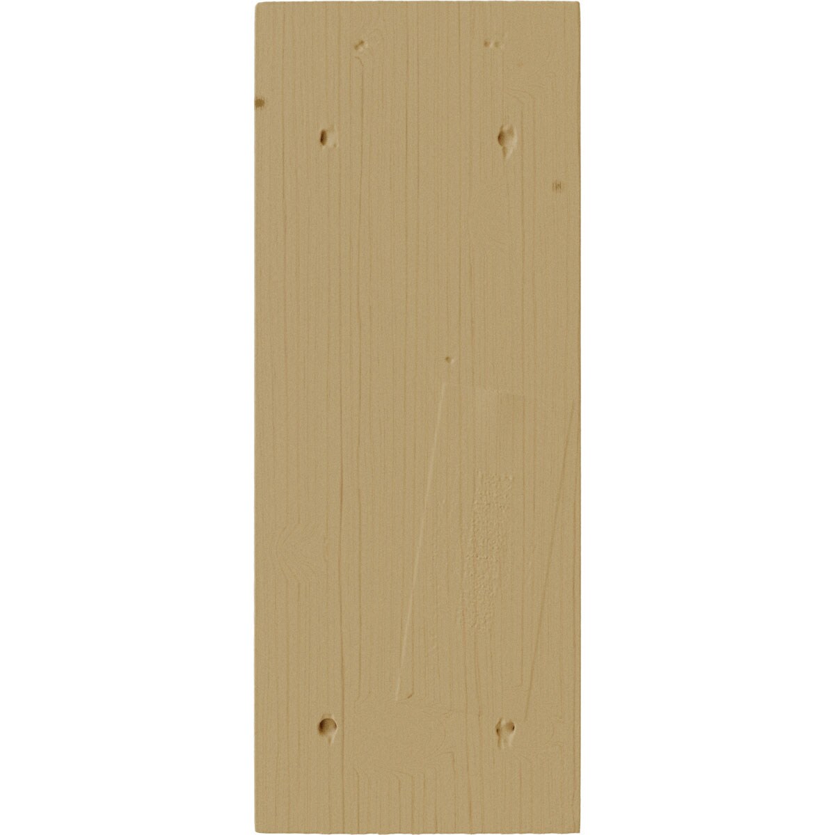 Alder Wood Traditional Corbel Bracket, 3.5"W x 7"D x 9"H