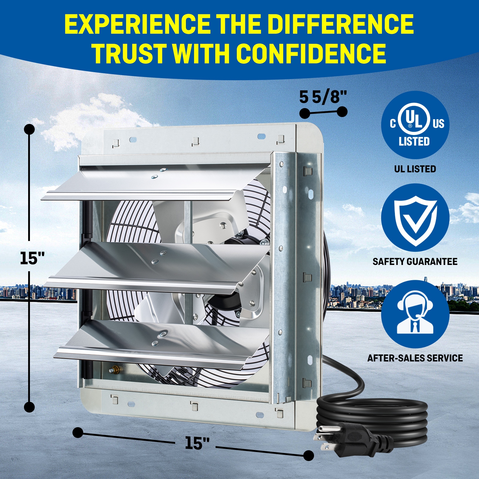 iLIVING ILG8SF12V-ST Wall-Mounted-Fans - View #7