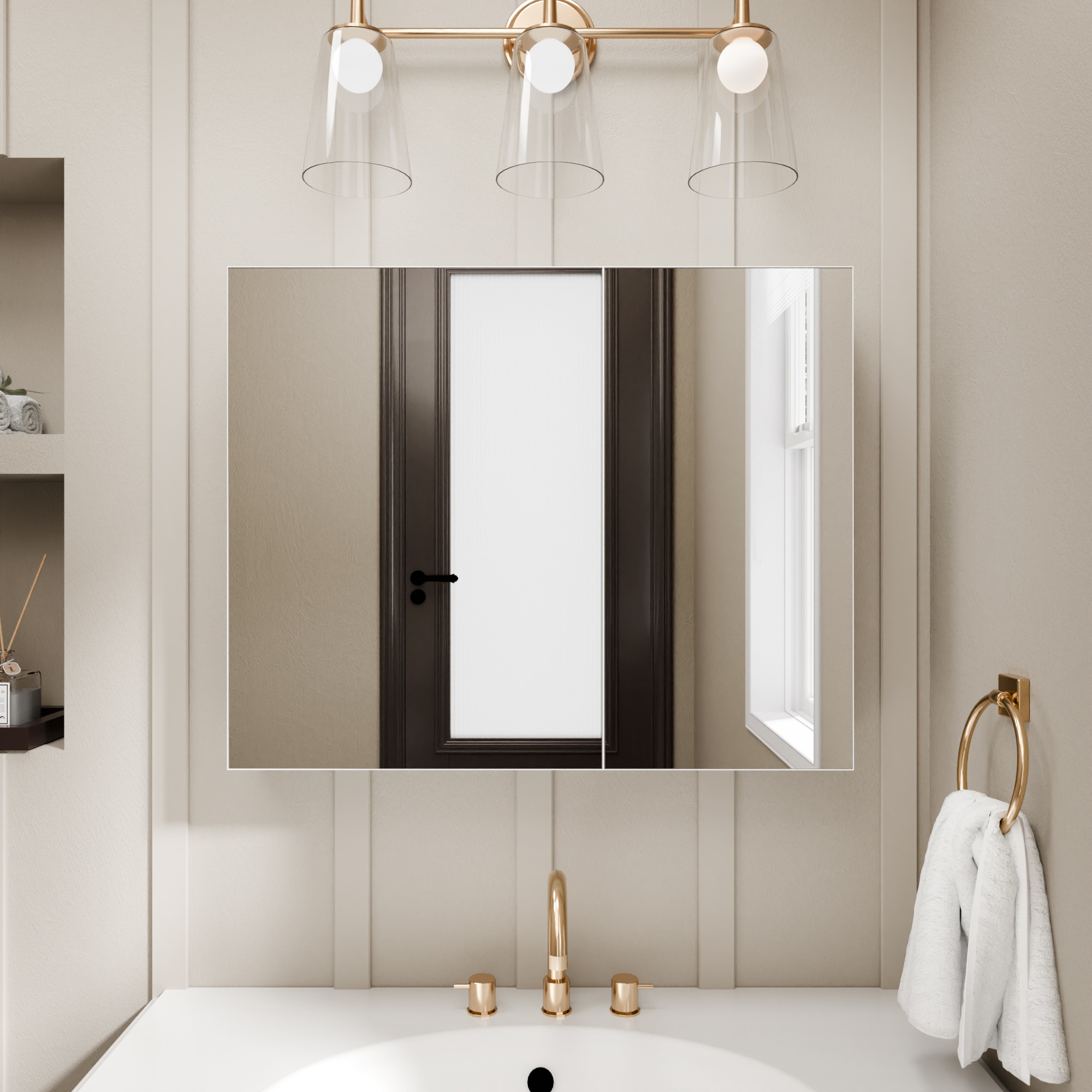 ExBrite KDMC3024V18SL Bathroom-Medicine-Cabinets - View #3