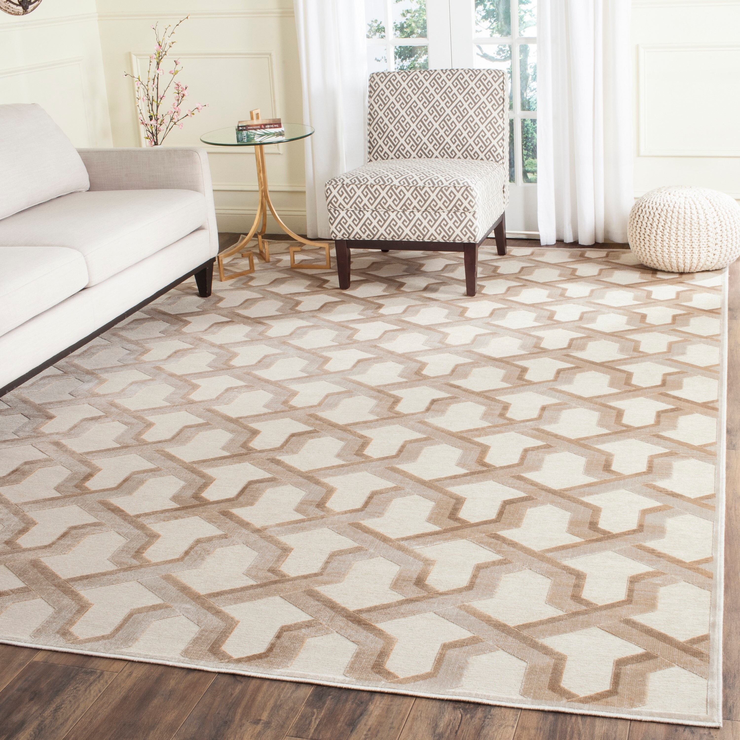 Safavieh PAR354-3440-8 Paradise Graham 8 x 11 (ft) Loomed Synthetic Stone Rectangular Indoor Trellis Oriental Area rug