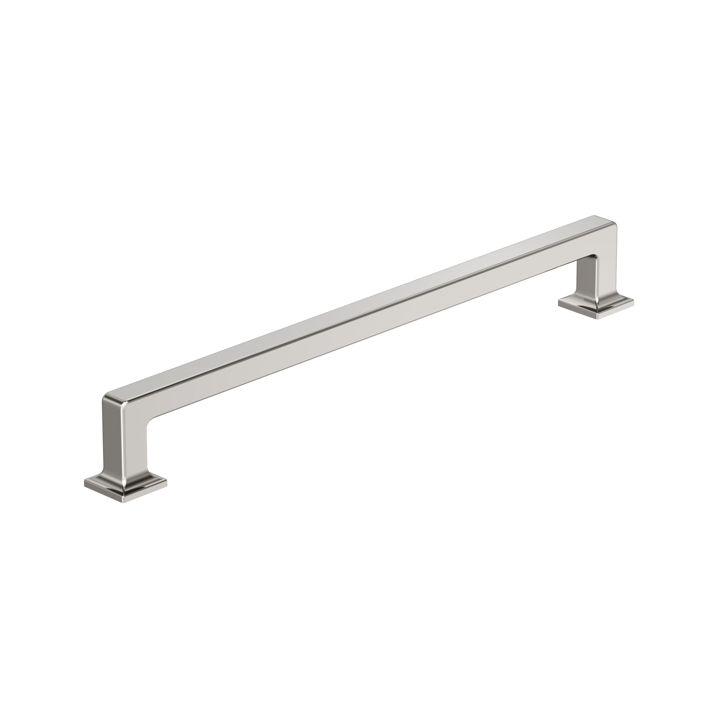 Amerock BP37447PN Lintel 10-1/16-in , 256mm Center to Center Polished Nickel Rectangular Bar