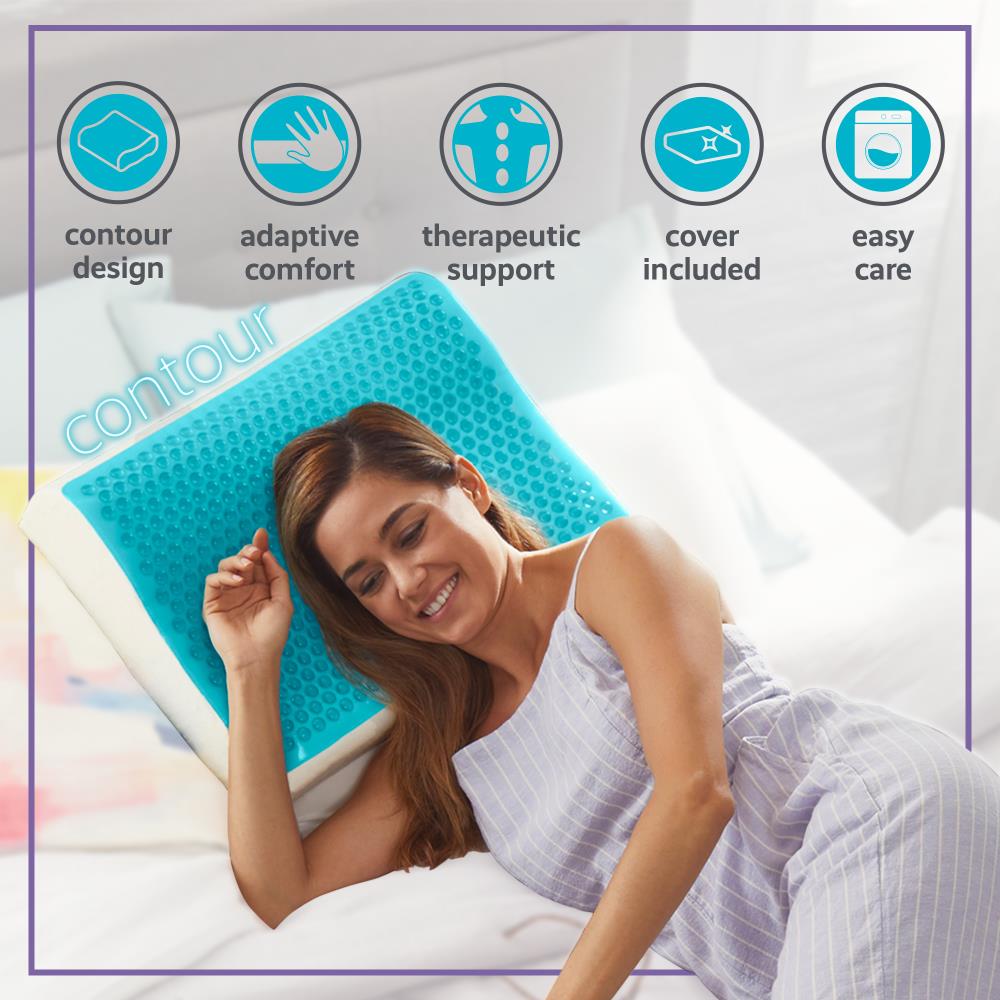 Comfort Revolution Standard Hydraluxe Gel Memory Foam Pillow