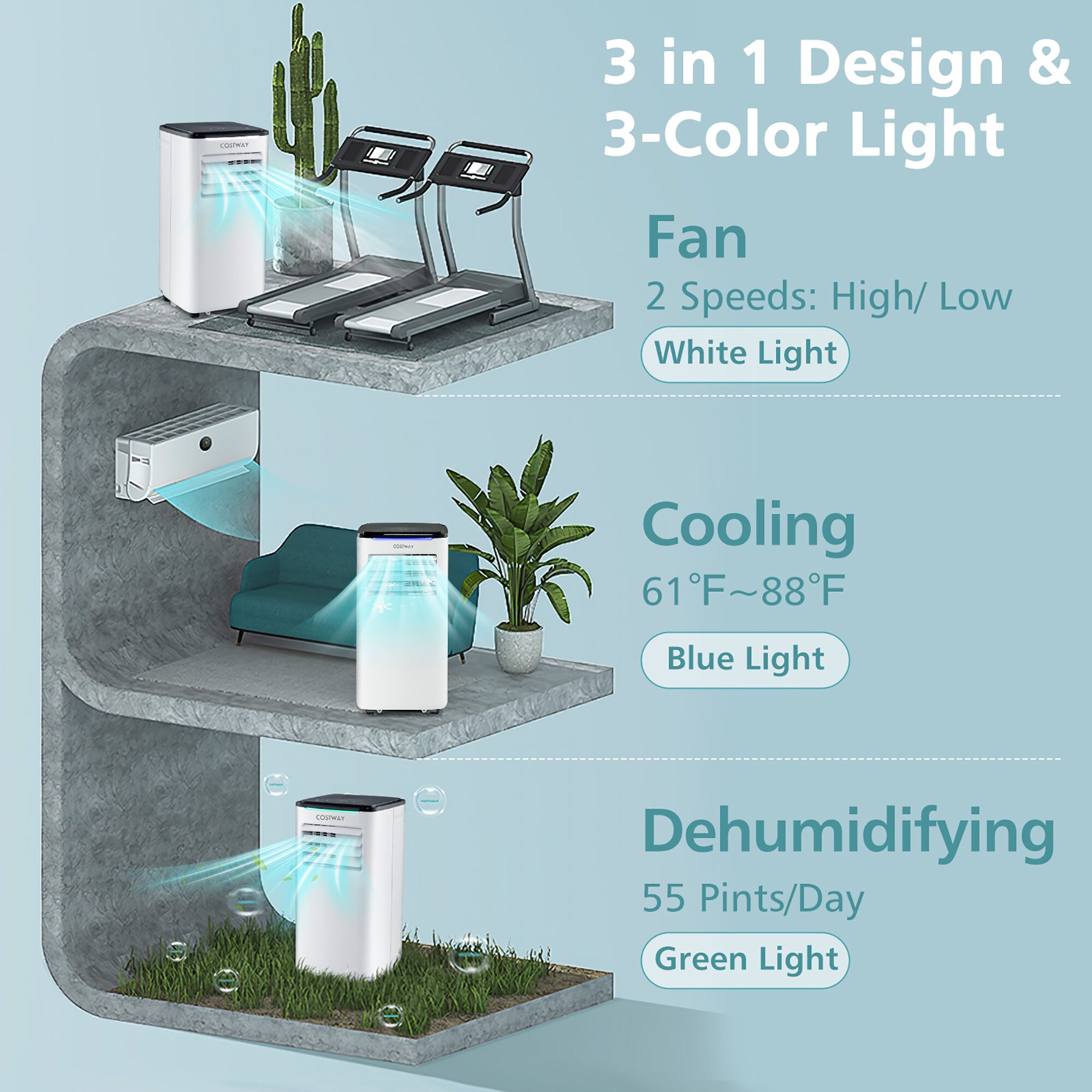 Costway LWS00236 Portable-Air-Conditioners - View #6