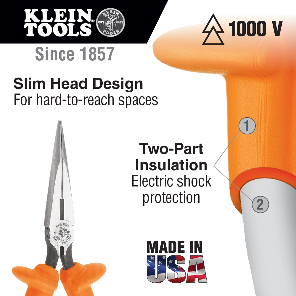 Klein Tools D2036INS sidecutters - View #2