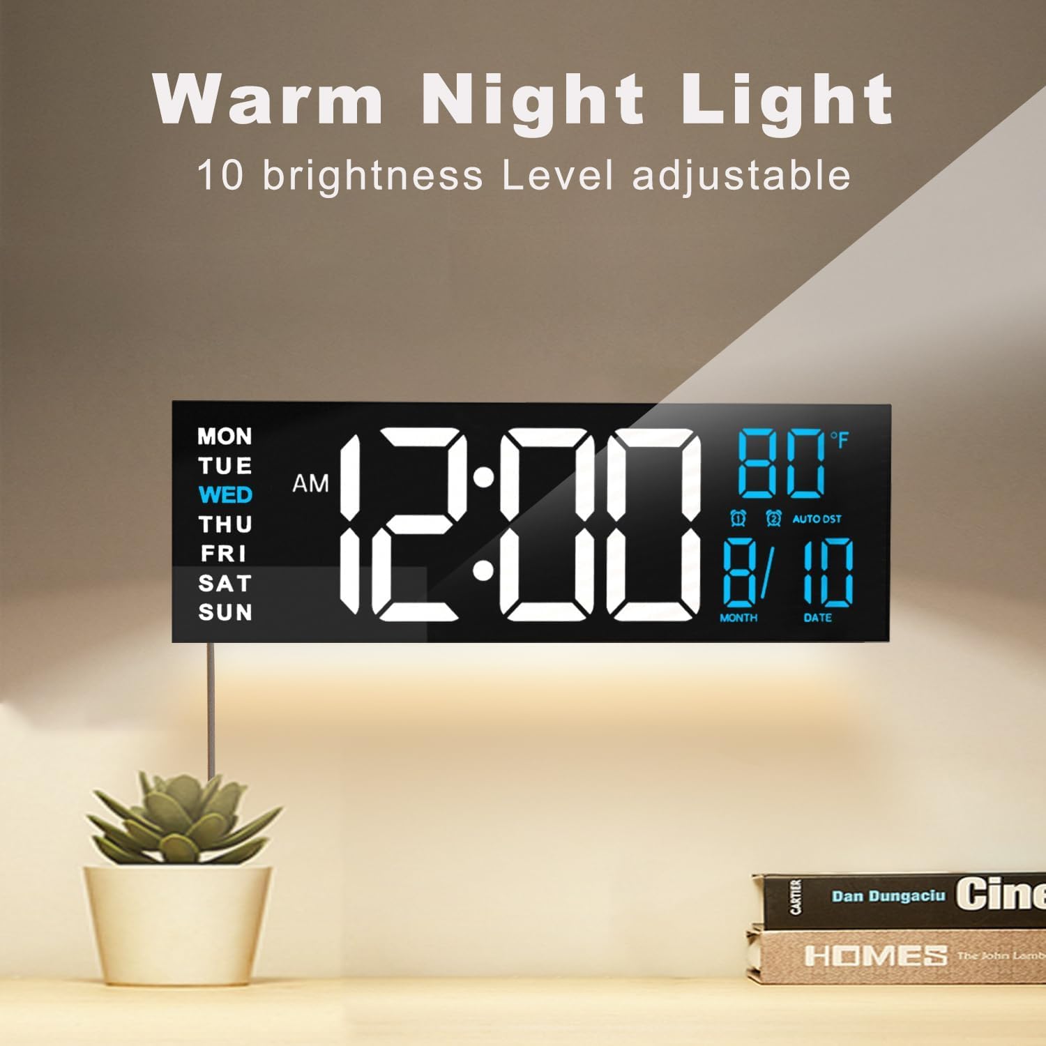 JALL PH01B-WHI-BLU Indoor-Outdoor-Clocks - View #6