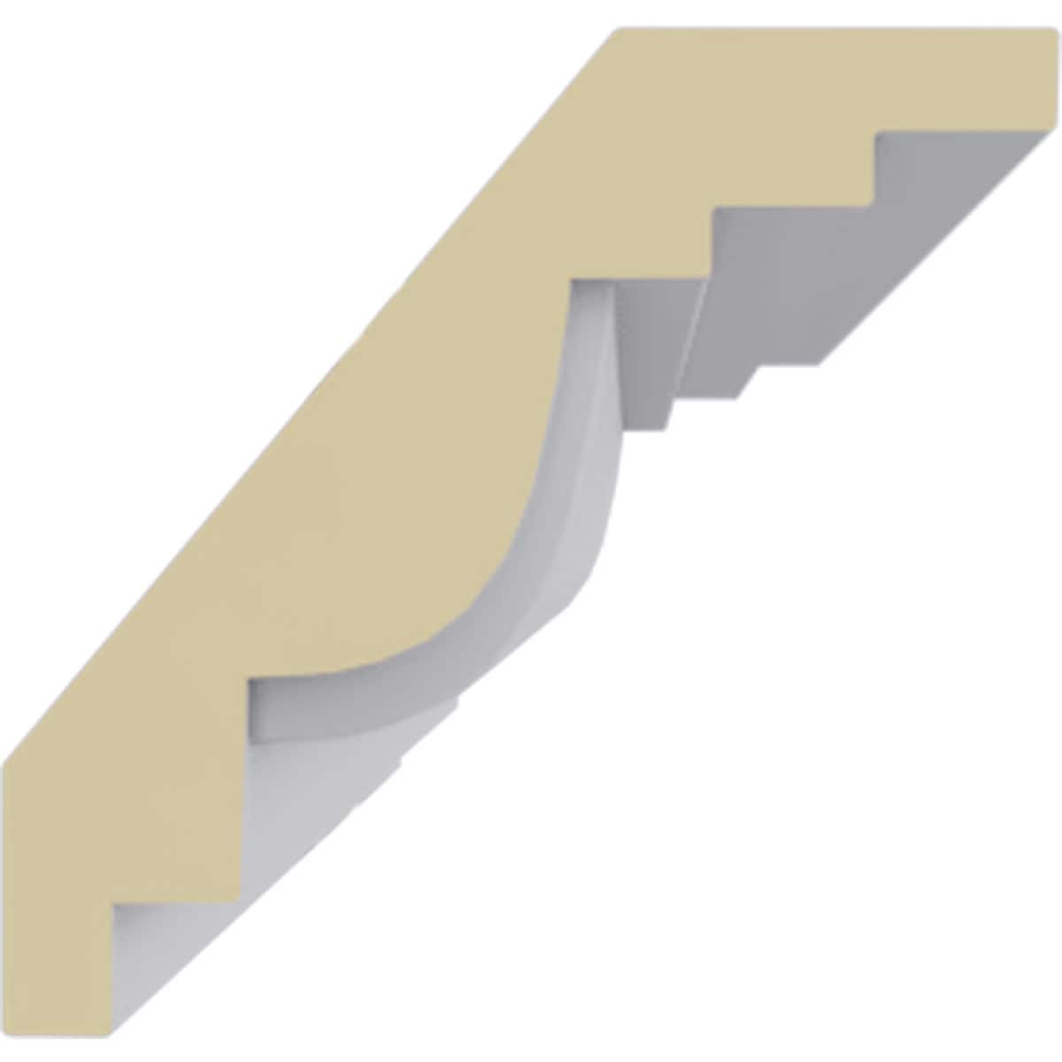 Ekena Millwork MLD02X02X03SQ-CASE-2 Crown-Moulding - View #2