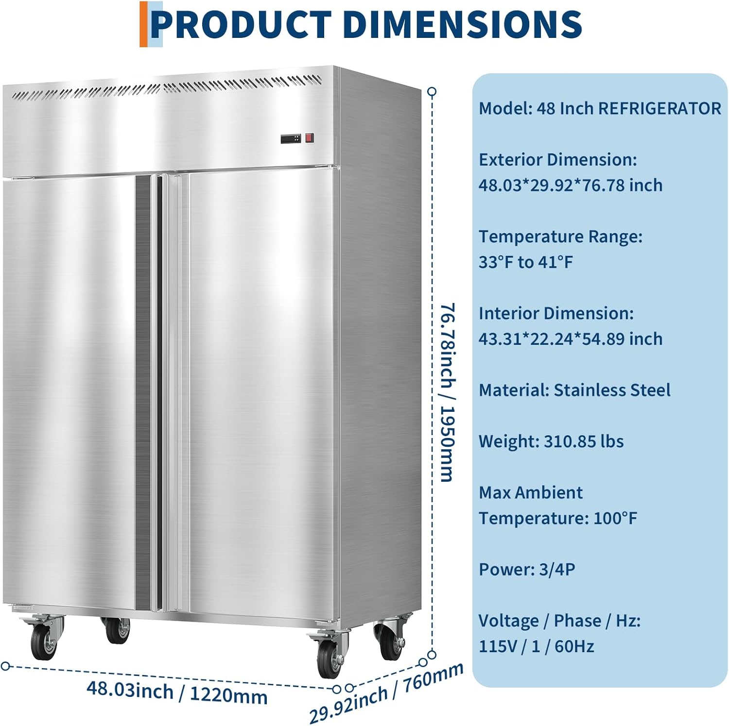 Garvee 261004LA0000204 Commercial-Refrigerators - View #5