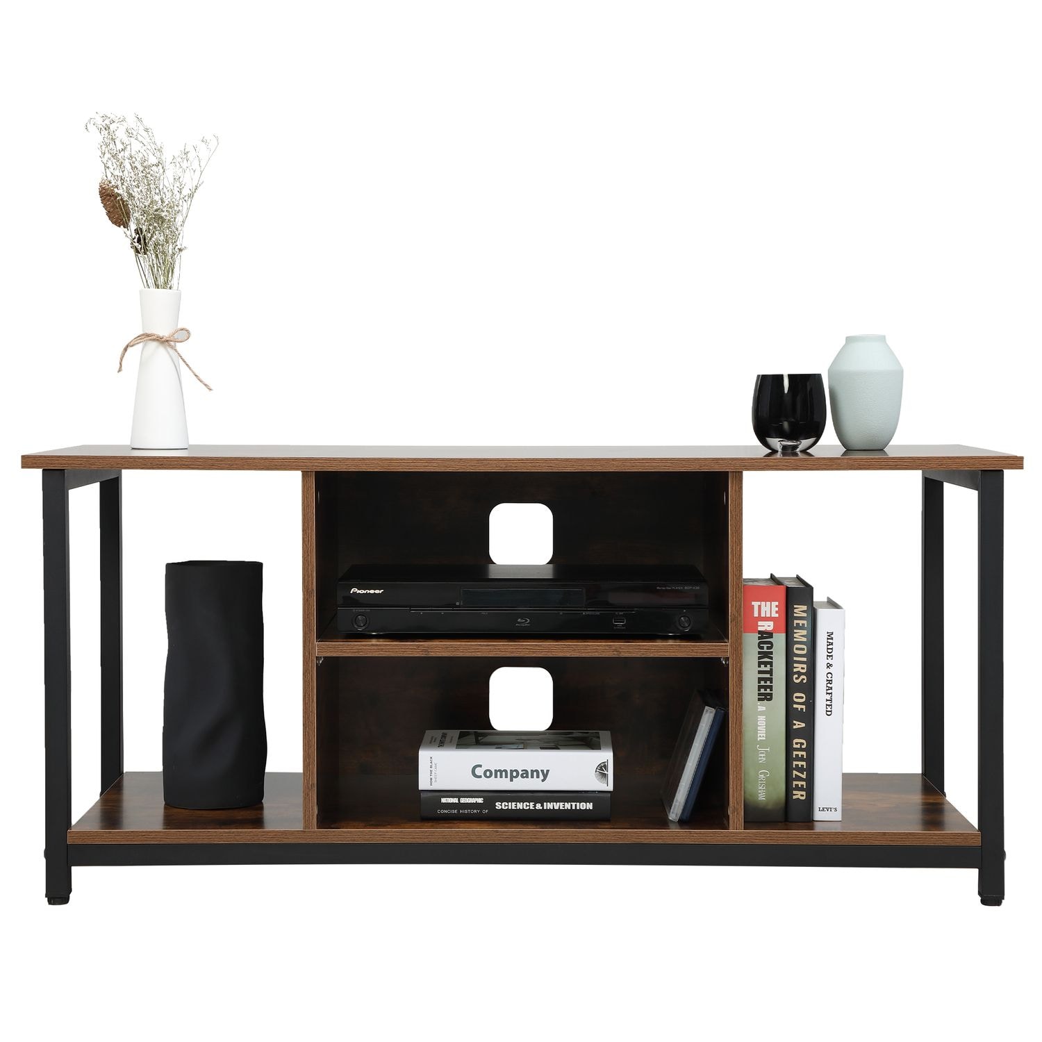 JASMODER W1041M0931 Brown Contemporary/Modern Dining Room Set with Rectangular Table (Seats 4)