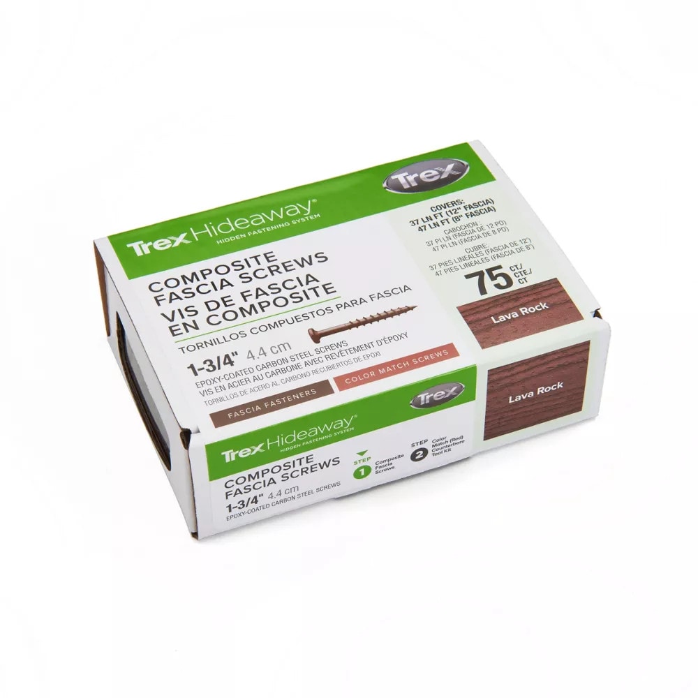 Trex TCMF175LR7501 #10 x 1-3/4-in Torx -Drive Thread-cutting Fascia Screws 75 -Count