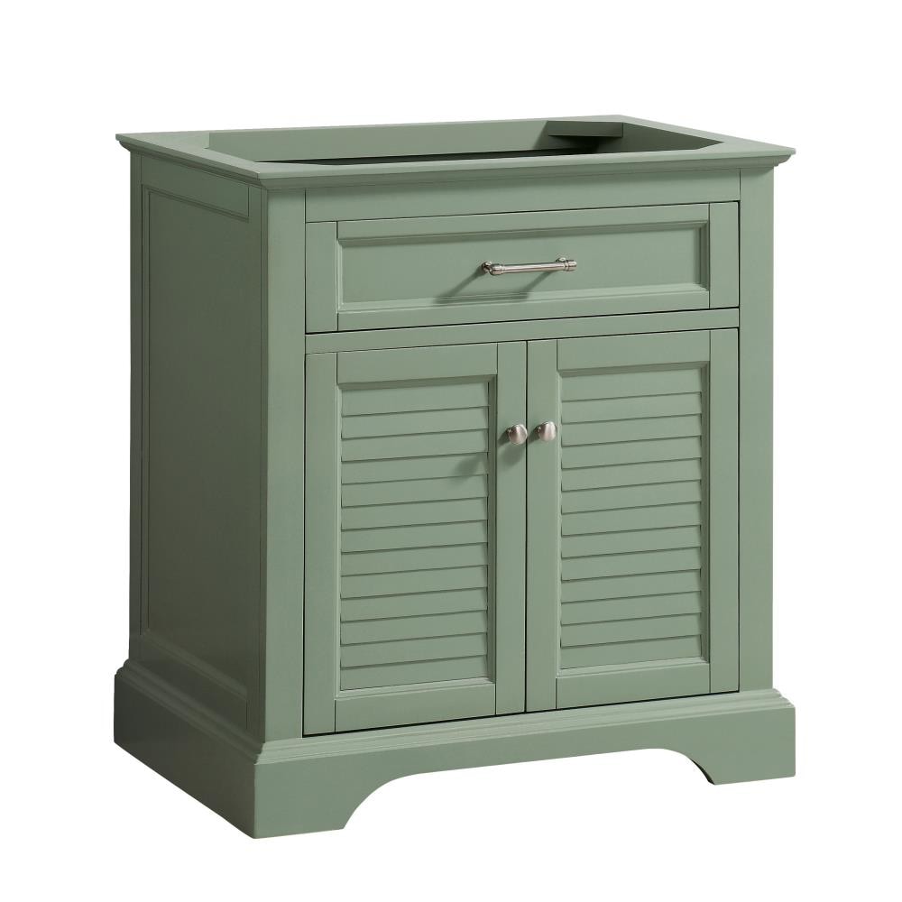 Avanity Colton 30-in Basil Green Bathroom Vanity Cabinet at Lowes.com