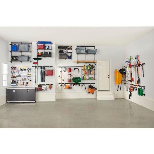 Rubbermaid FastTrack Garage 47.5-in Gray Plastic Wall Panel at