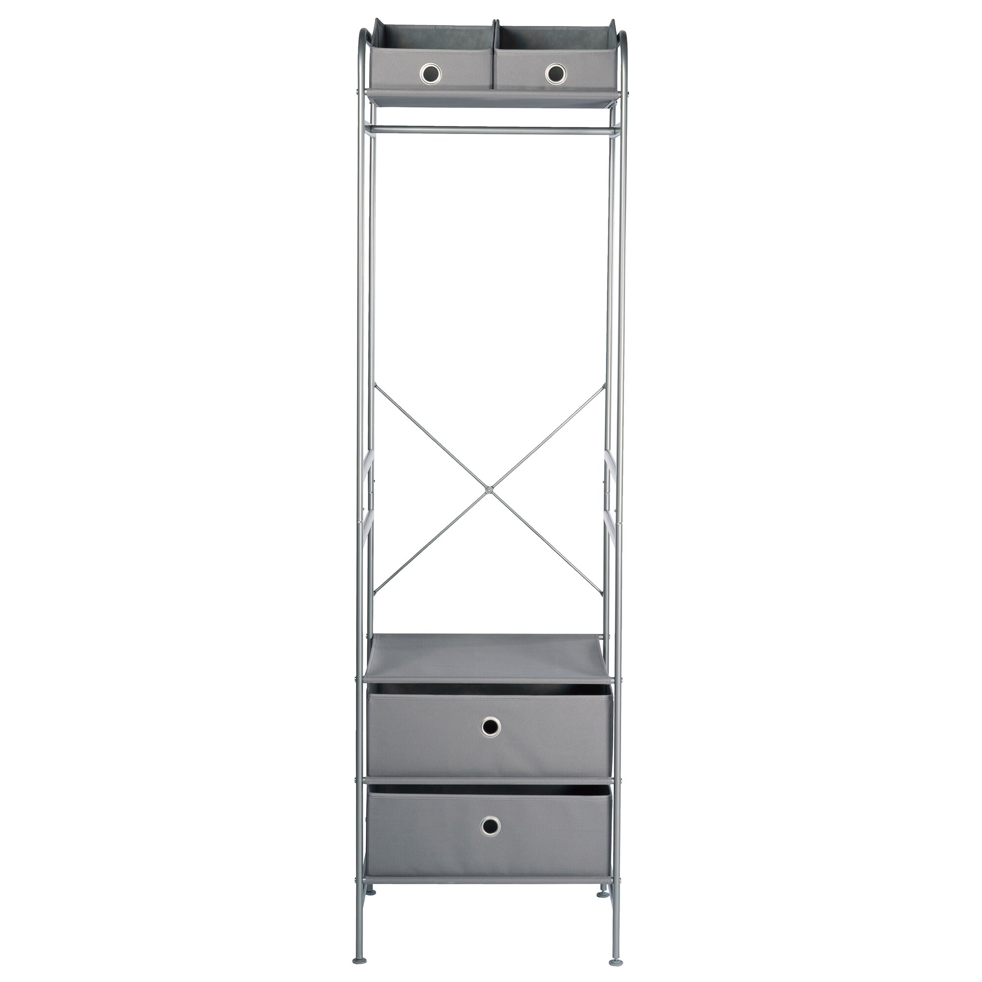 neatfreak NFC079257A7675-001 Brushed Nickel Steel Clothing Rack