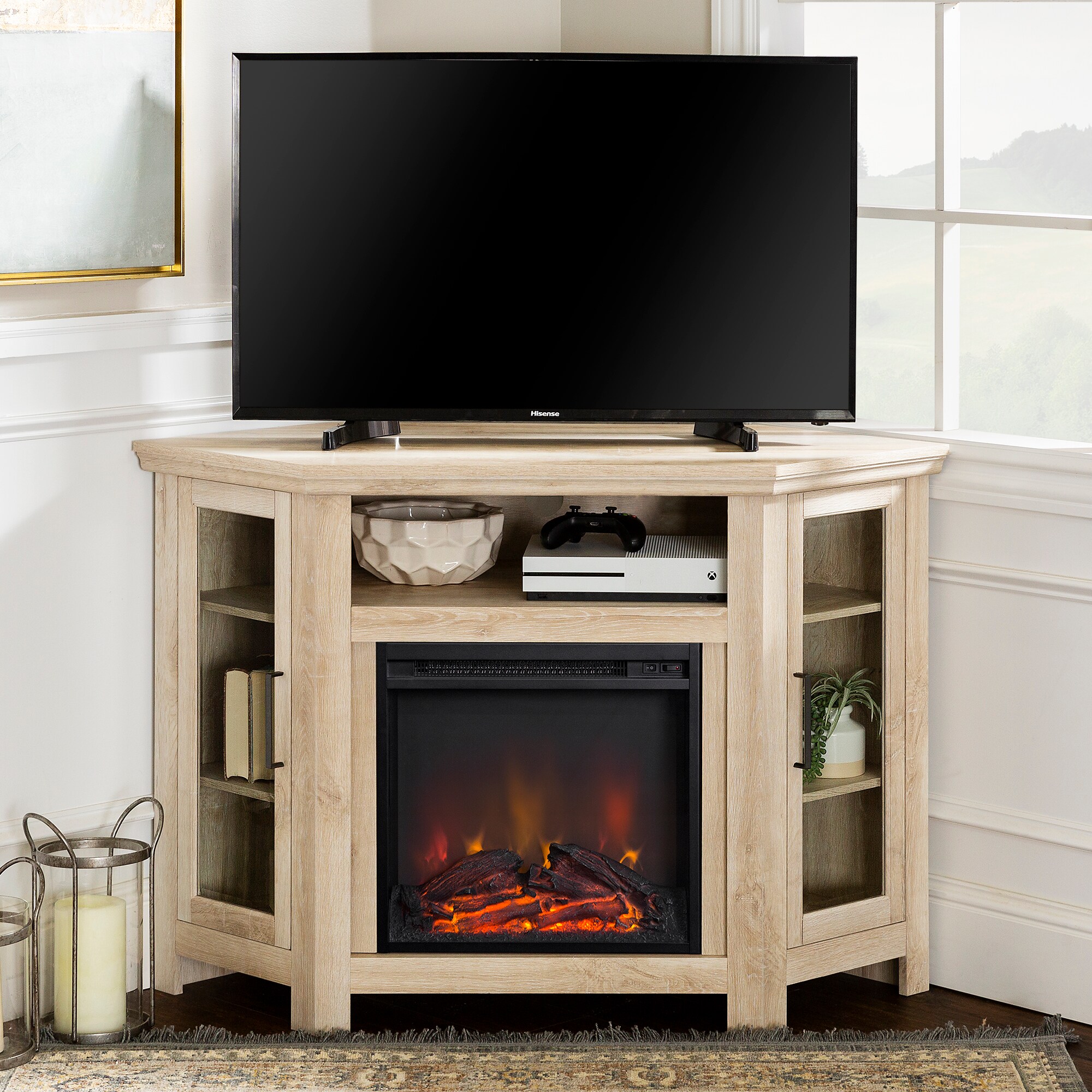 Mondawe MO-SX1BJ48WH Electric-Fireplaces - View #3