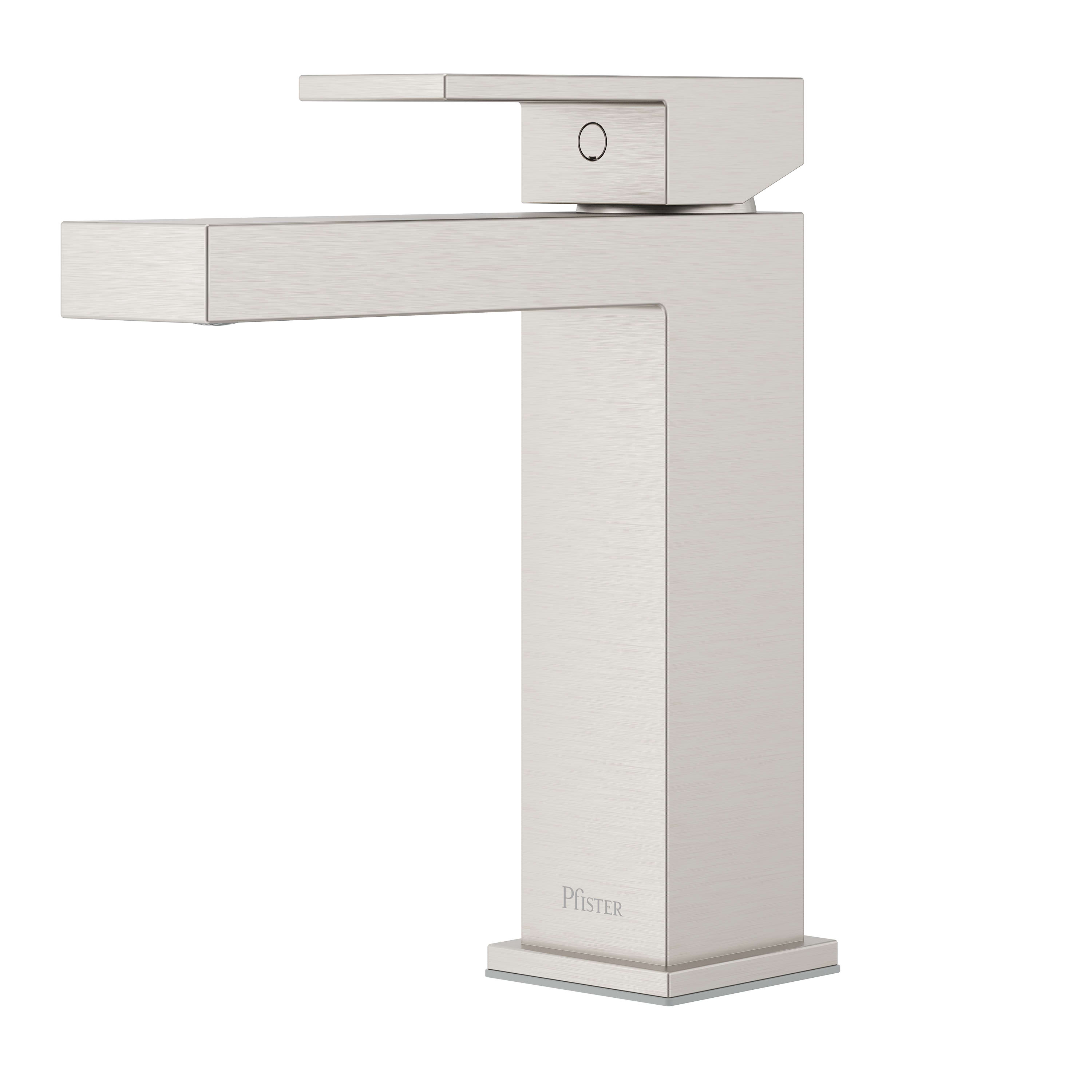 Pfister - Dumont Spot Defense Brushed Nickel Single hole 1-handle WaterSense Mid-arc Bathroom Sin...