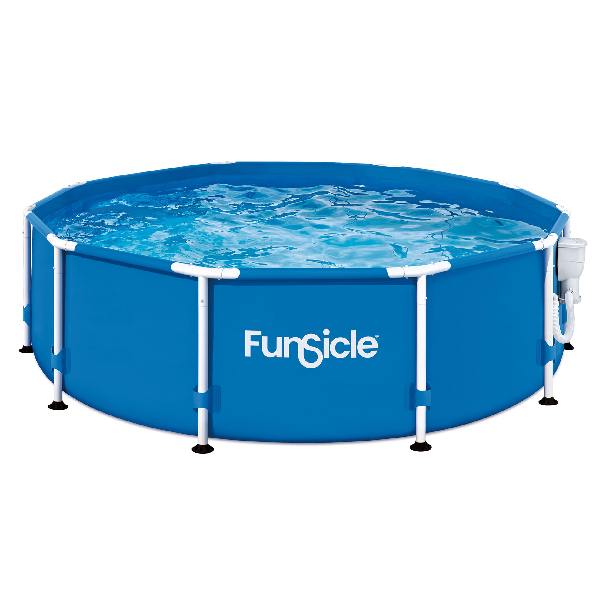 Funsicle P2001030A 10ft x 30 Inch Outdoor Activity Round Frame Above Ground Swimming Pool Set