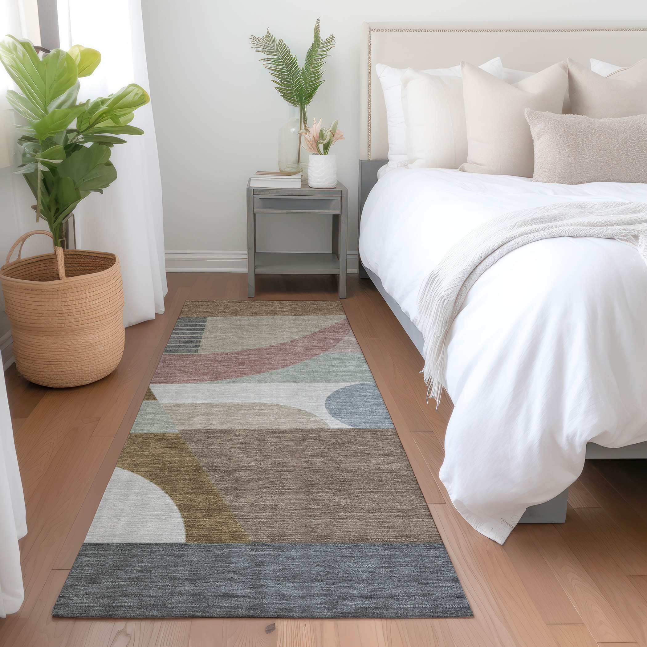 Addison Rugs ACN1667MO2X8 Chantille ACN1667MO 2 x 7 (ft) Loomed Mocha Rectangular Indoor/Outdoor Machine washable Pet Friendly Area rug